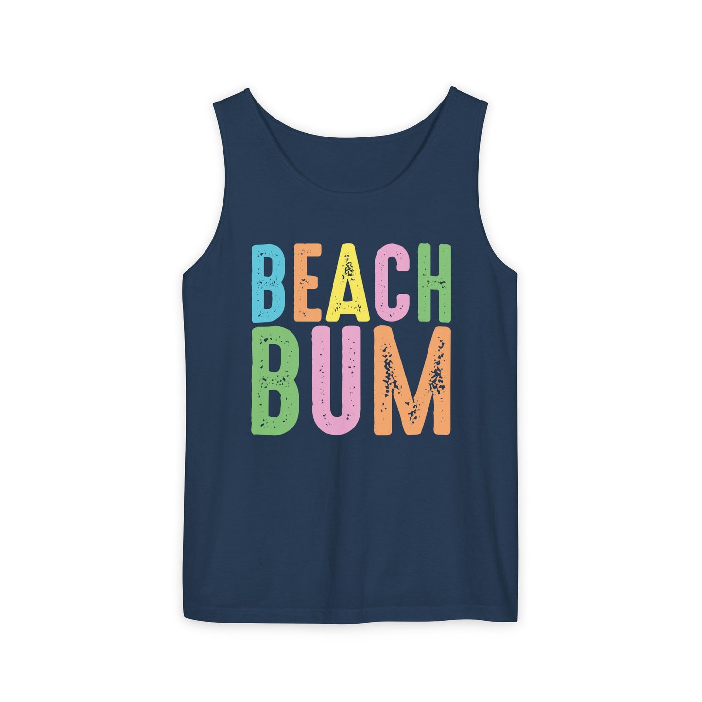 Beach Bum Tank Top — Colorful Retro Summer Graphic Tank