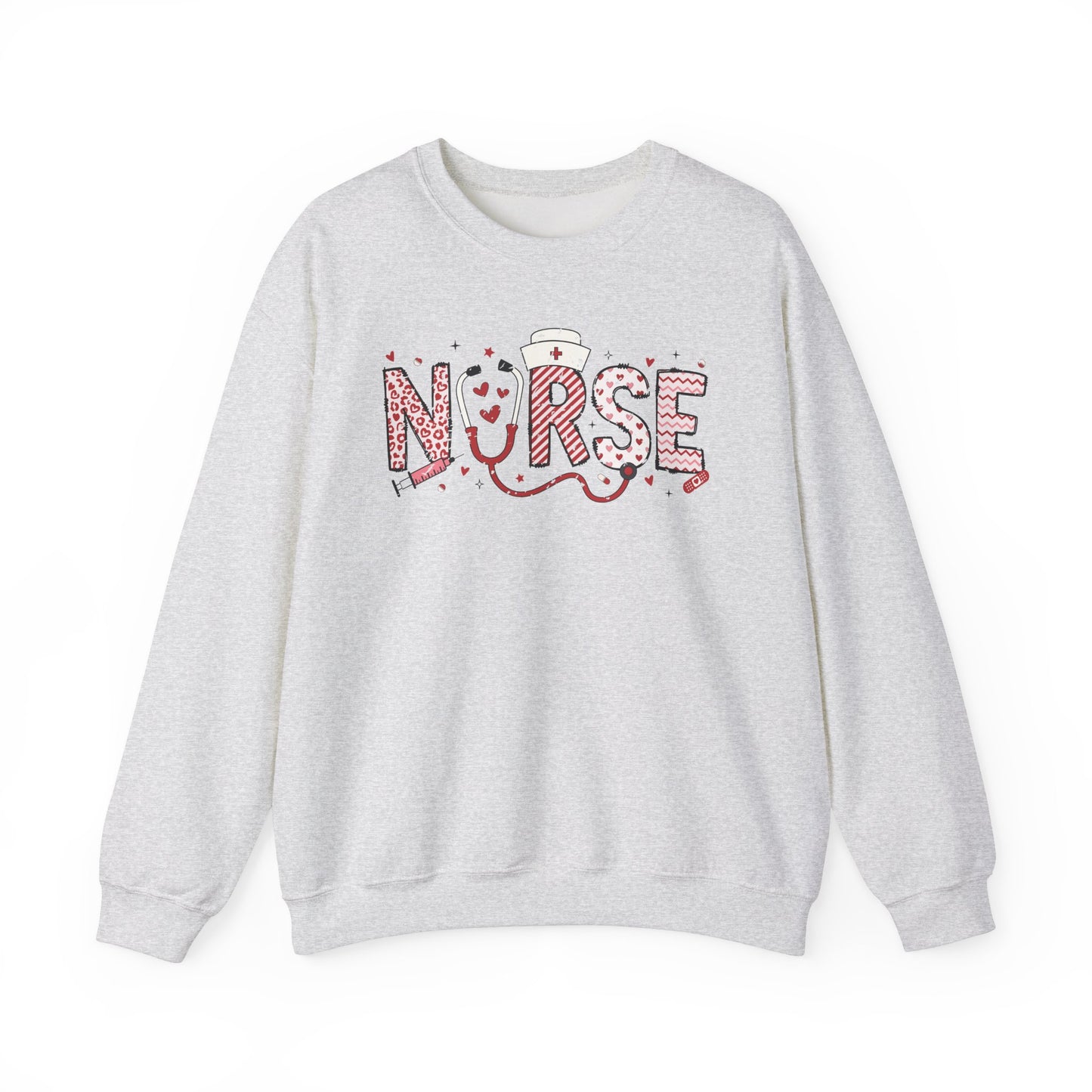 Nurse Valentine Themed Sweatshirt
