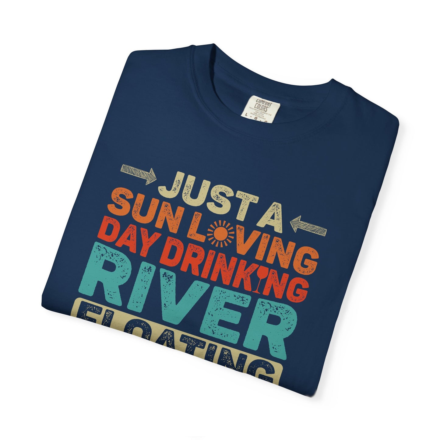 River Floating Graphic T-Shirt- Comfort Colors