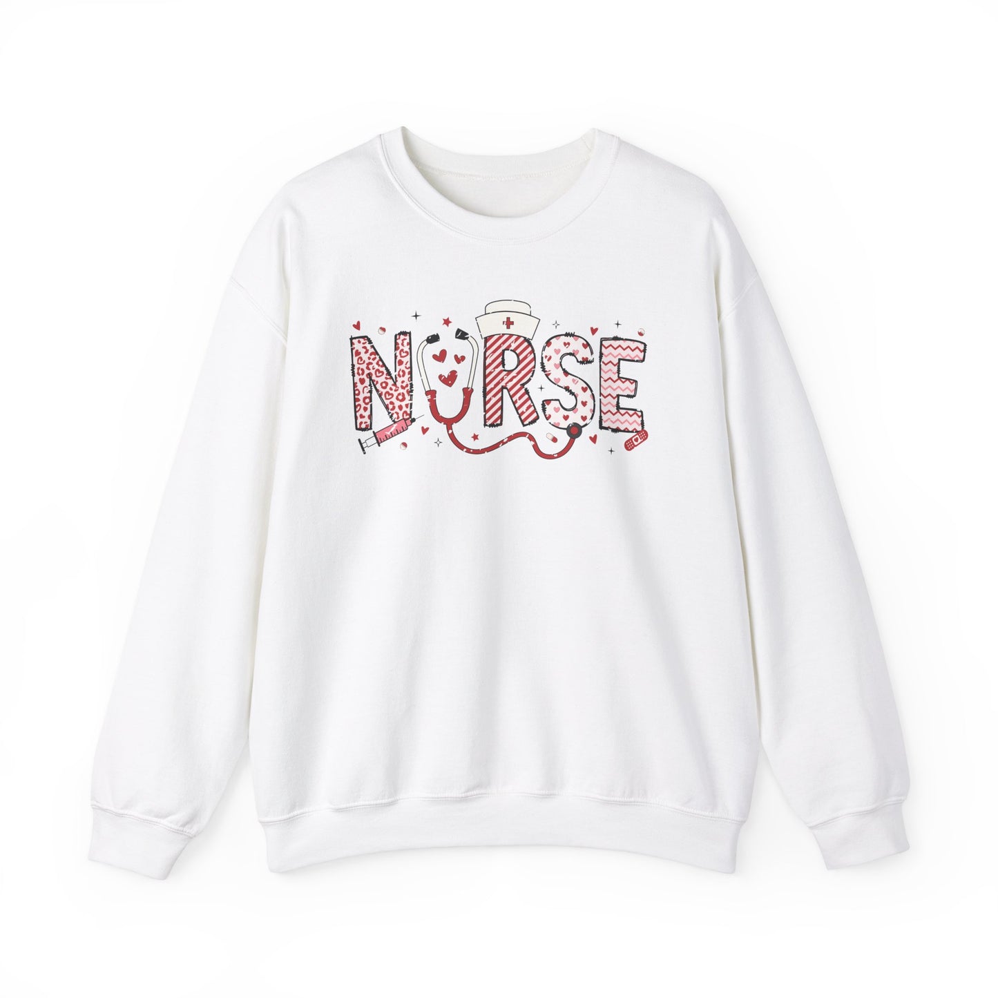 Nurse Valentine Themed Sweatshirt