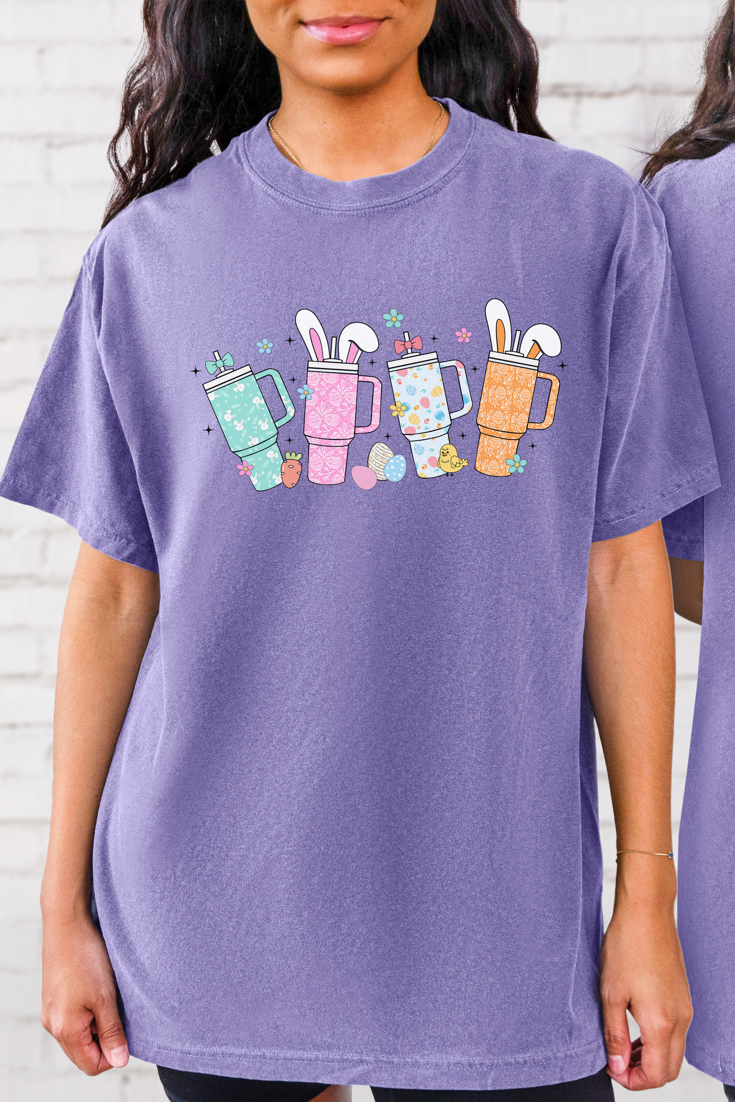 Obsessive Cup Disorder Retro Easter Comfort Colors T-shirt