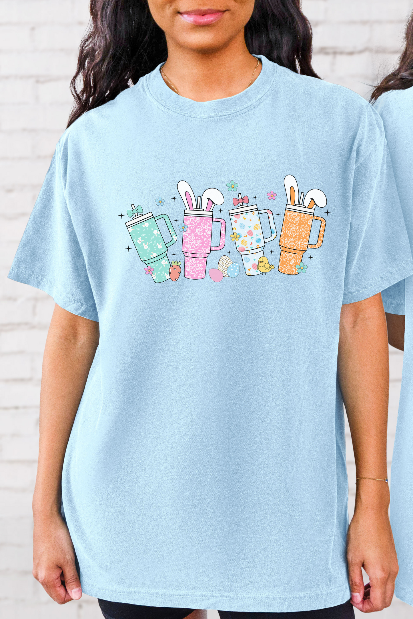 Obsessive Cup Disorder Retro Easter Comfort Colors T-shirt