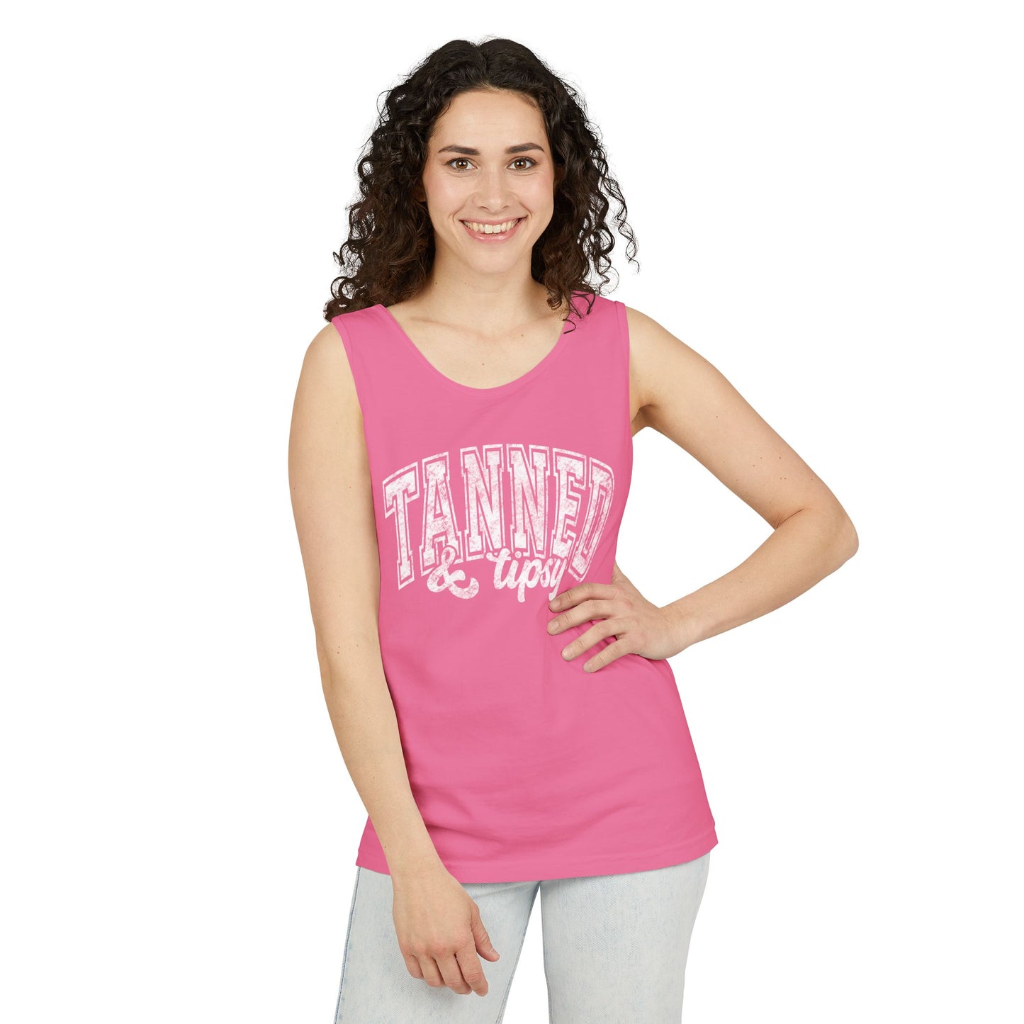 Tanked & Tipsy- Comfort Colors Tank
