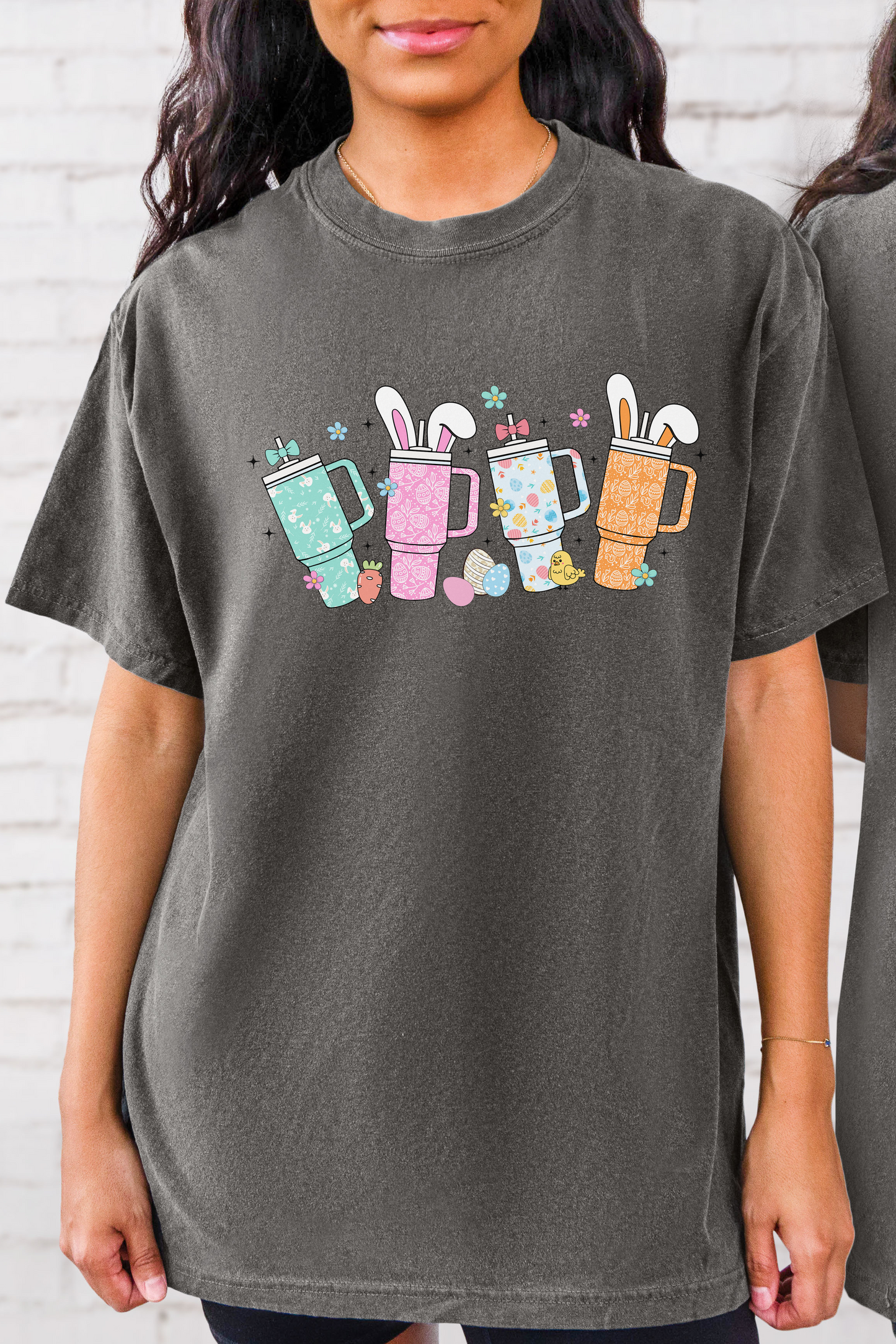 Obsessive Cup Disorder Retro Easter Comfort Colors T-shirt