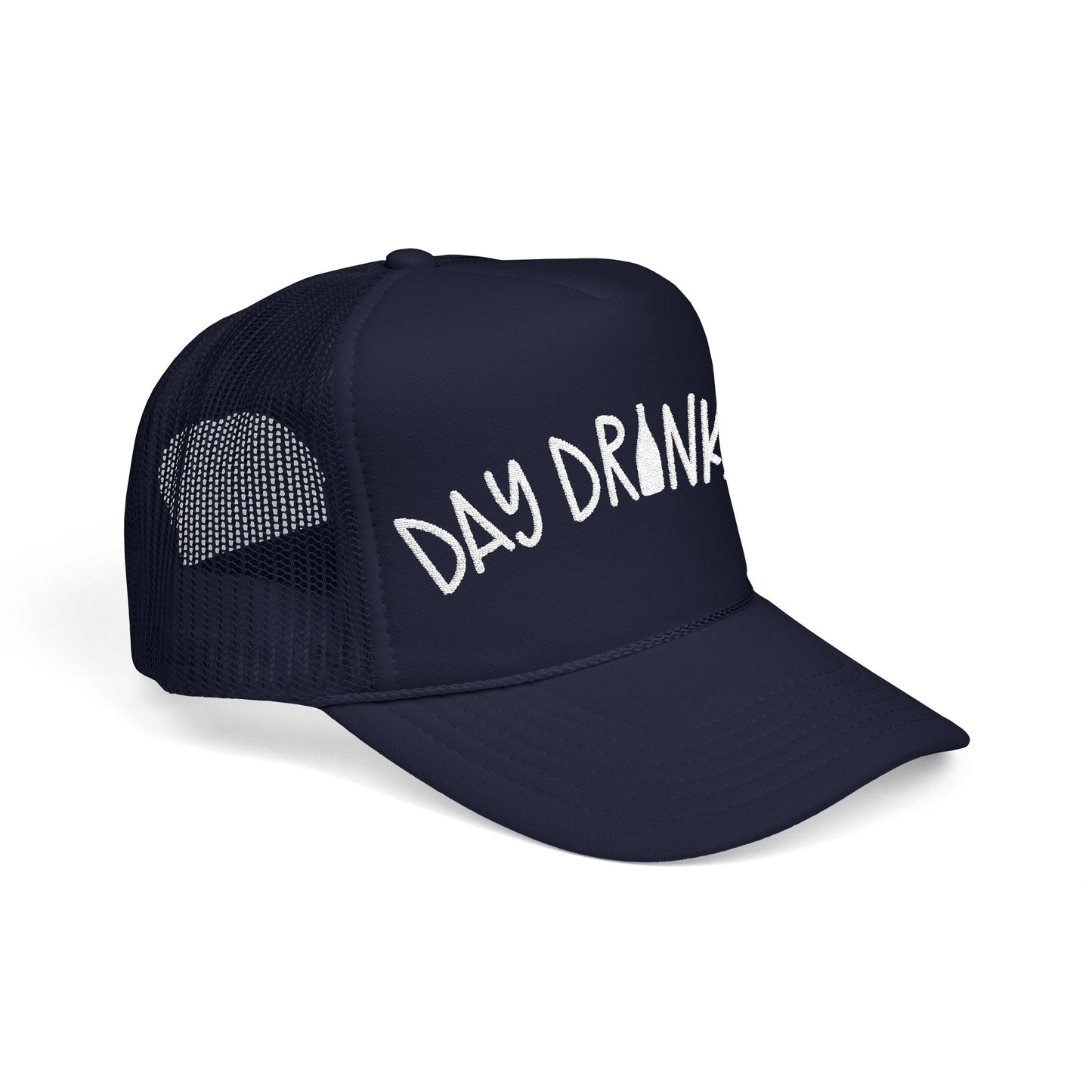 Day Drinking Embroidered Trucker Hat