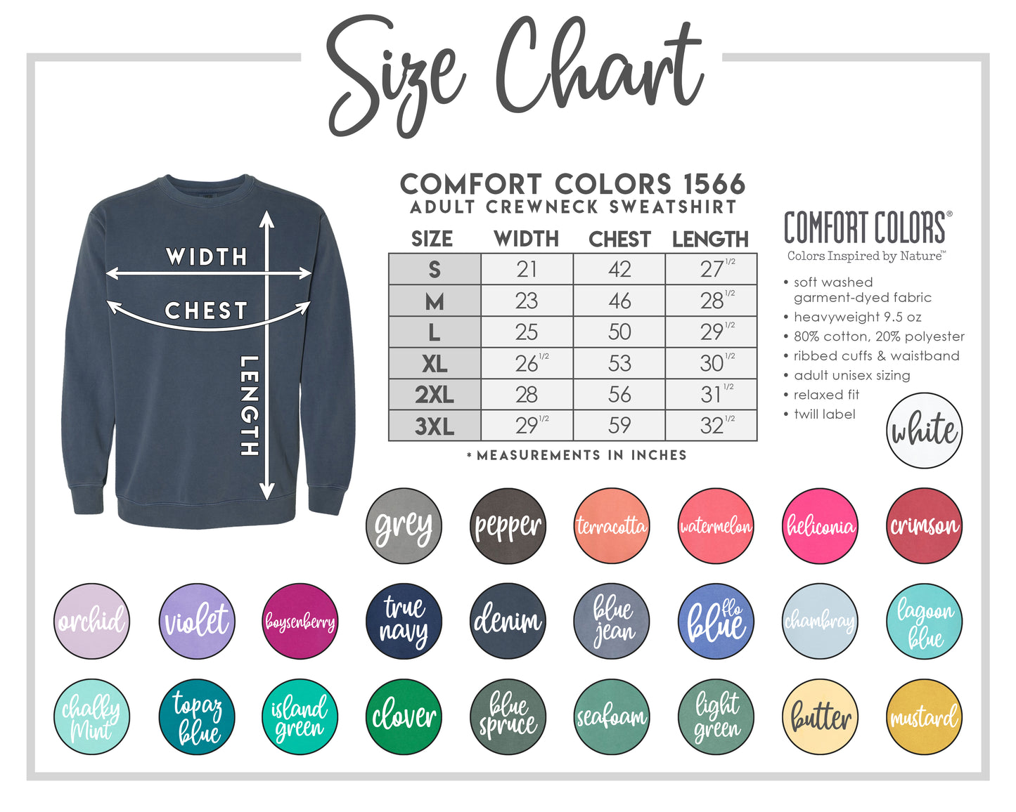 Cozy Vibes- Comfort Colors Sweatshirt