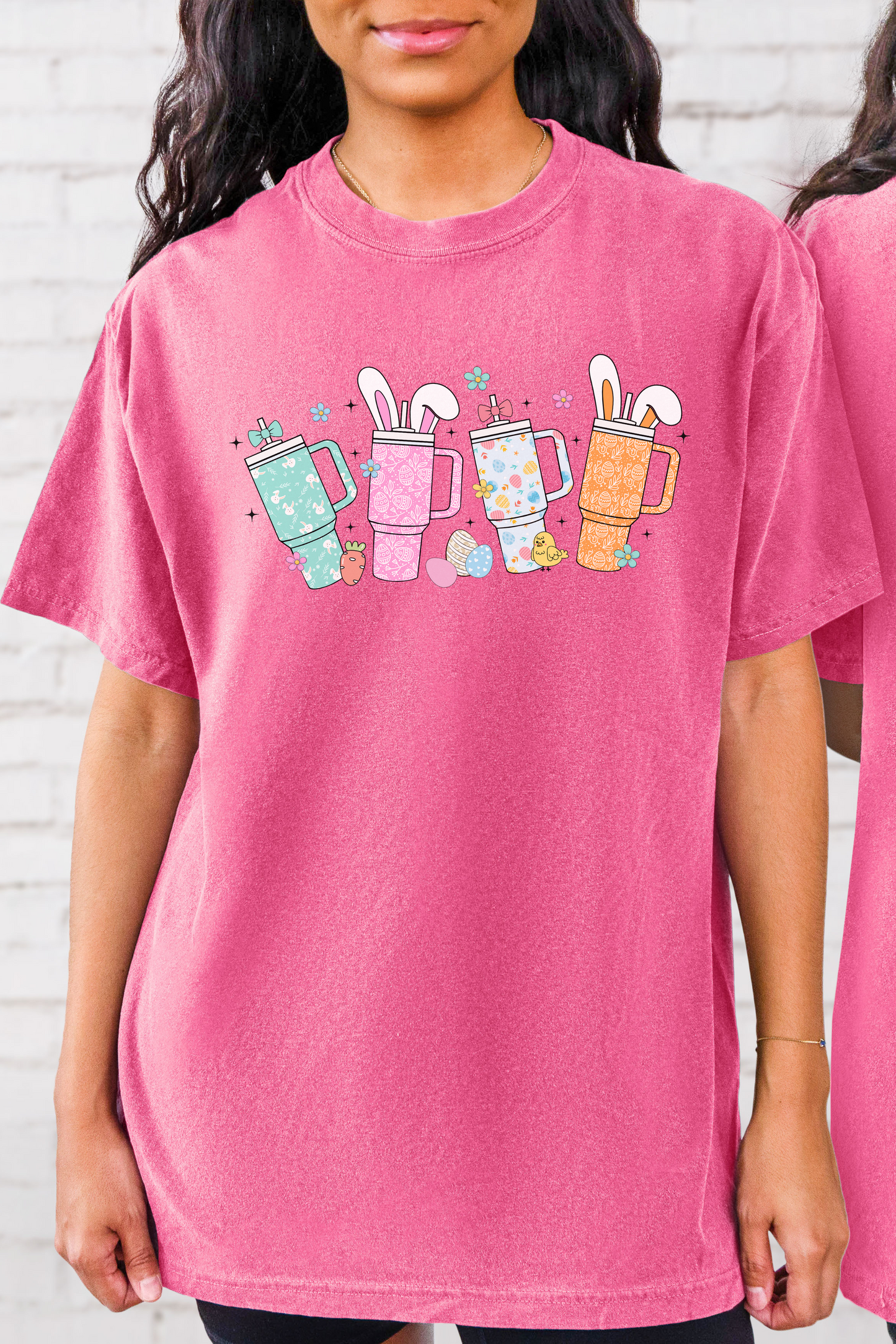 Obsessive Cup Disorder Retro Easter Comfort Colors T-shirt