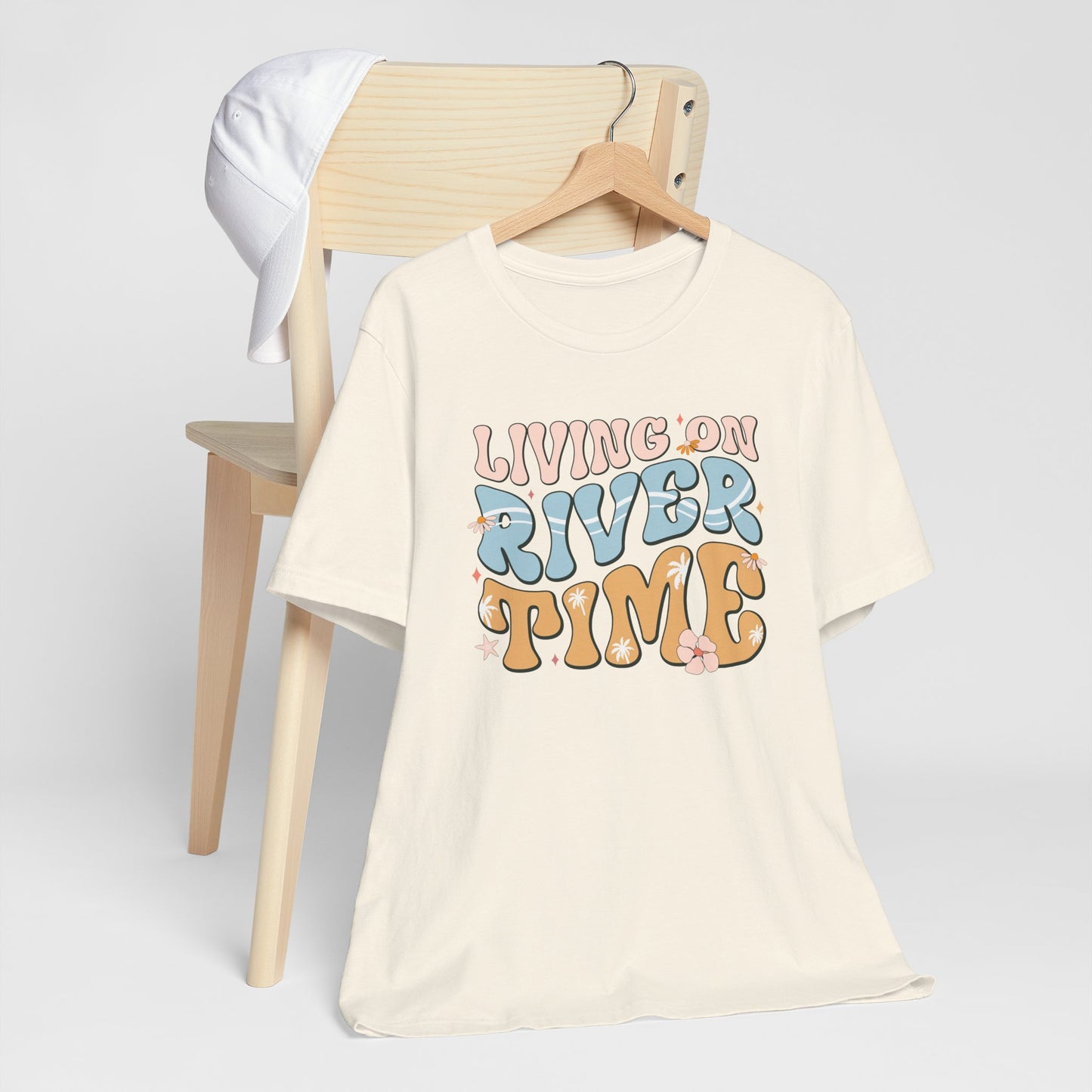 Living on River Time Graphic Tee