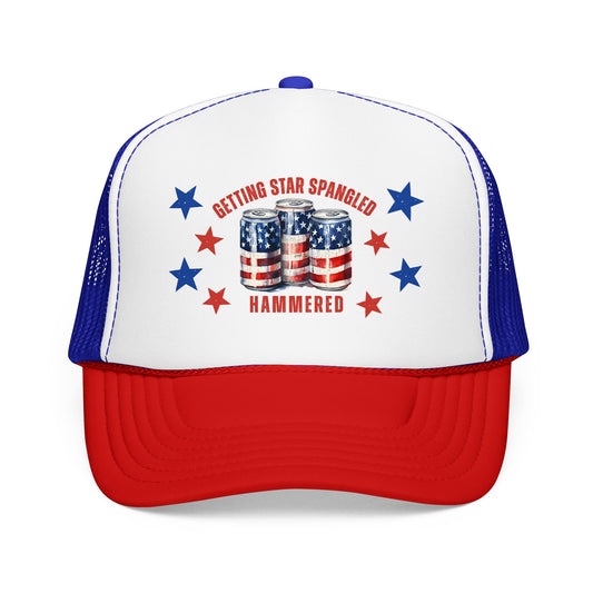 Getting Star Spangled Hammered Trucker Hat
