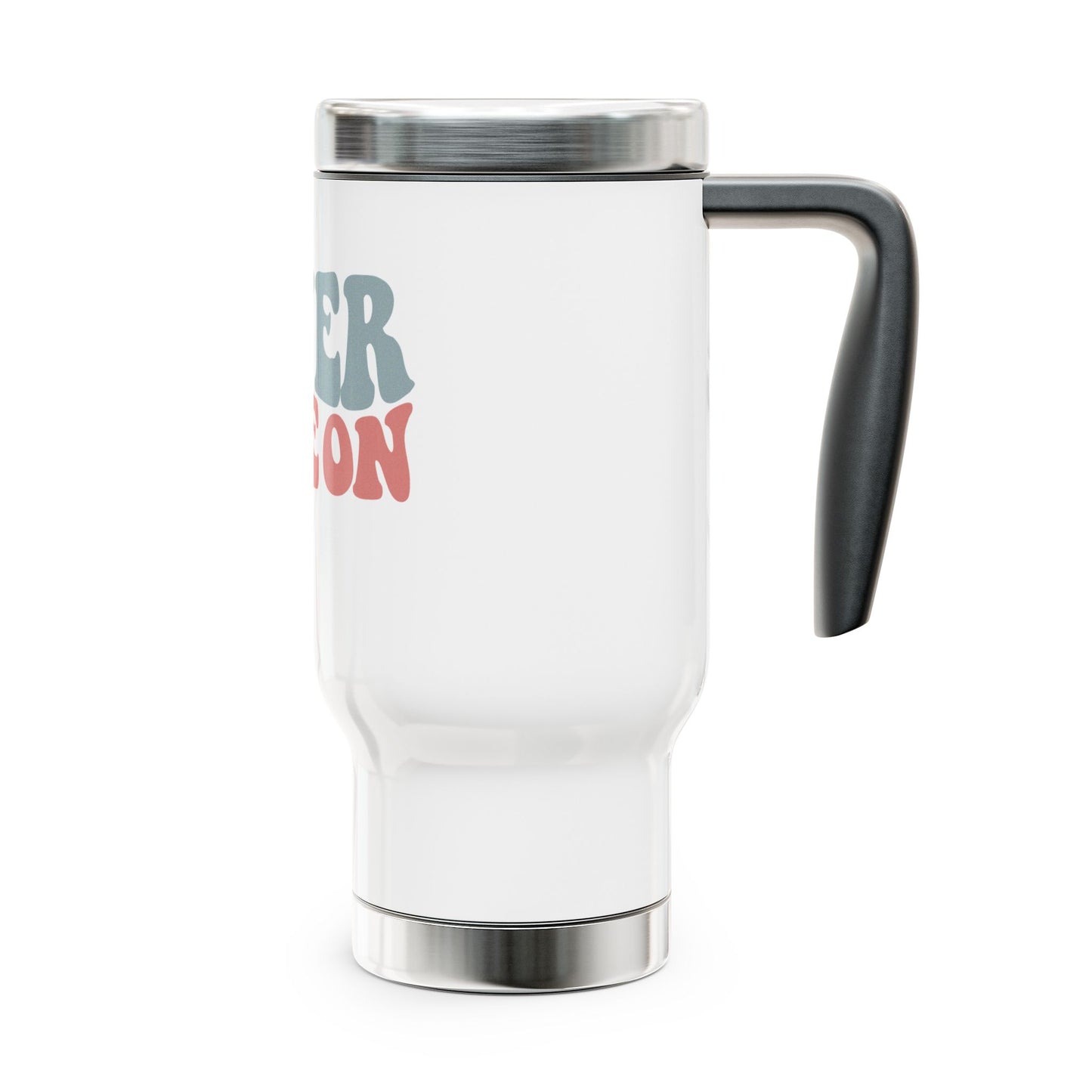 River Mode On Stainless Steel Travel Mug