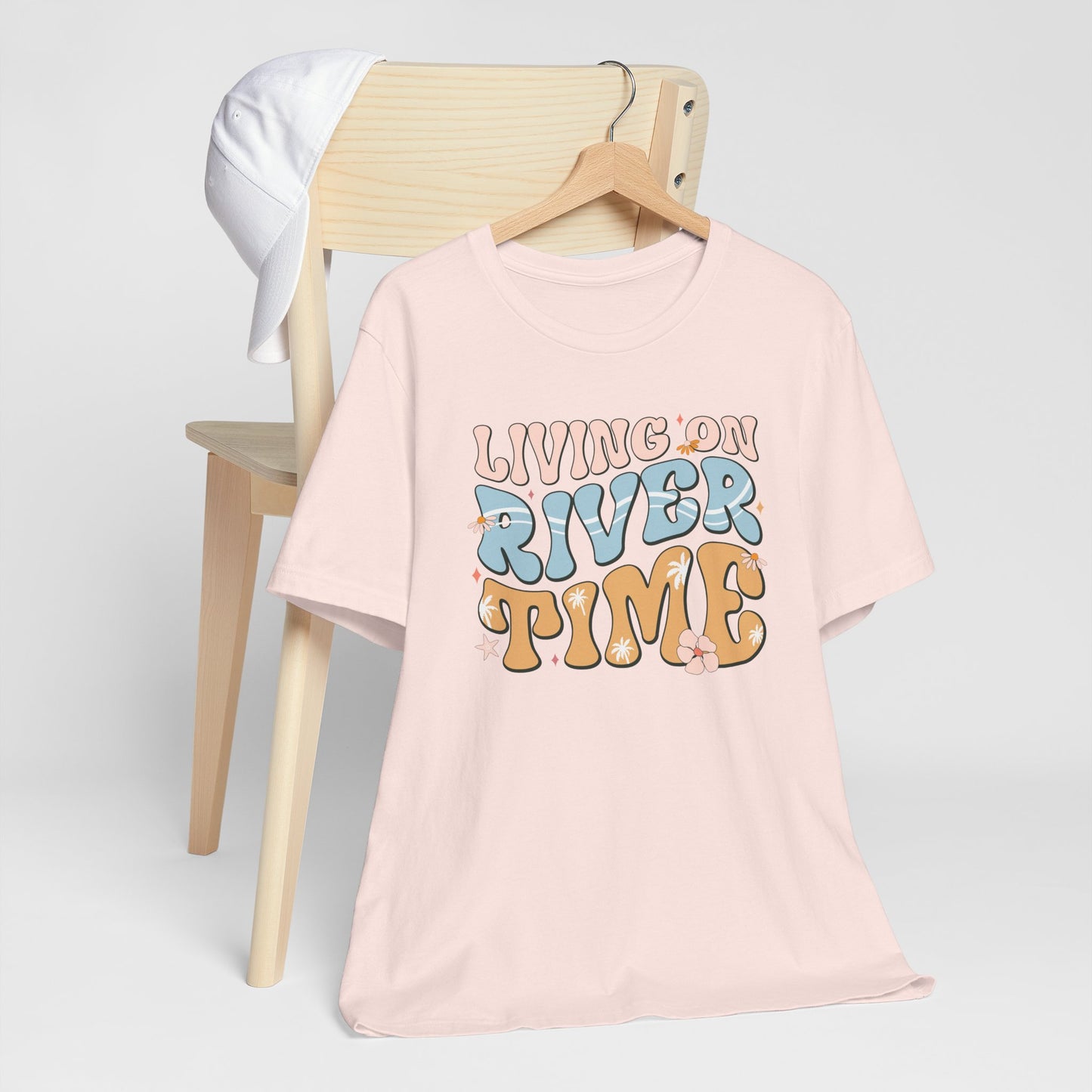 Living on River Time Graphic Tee