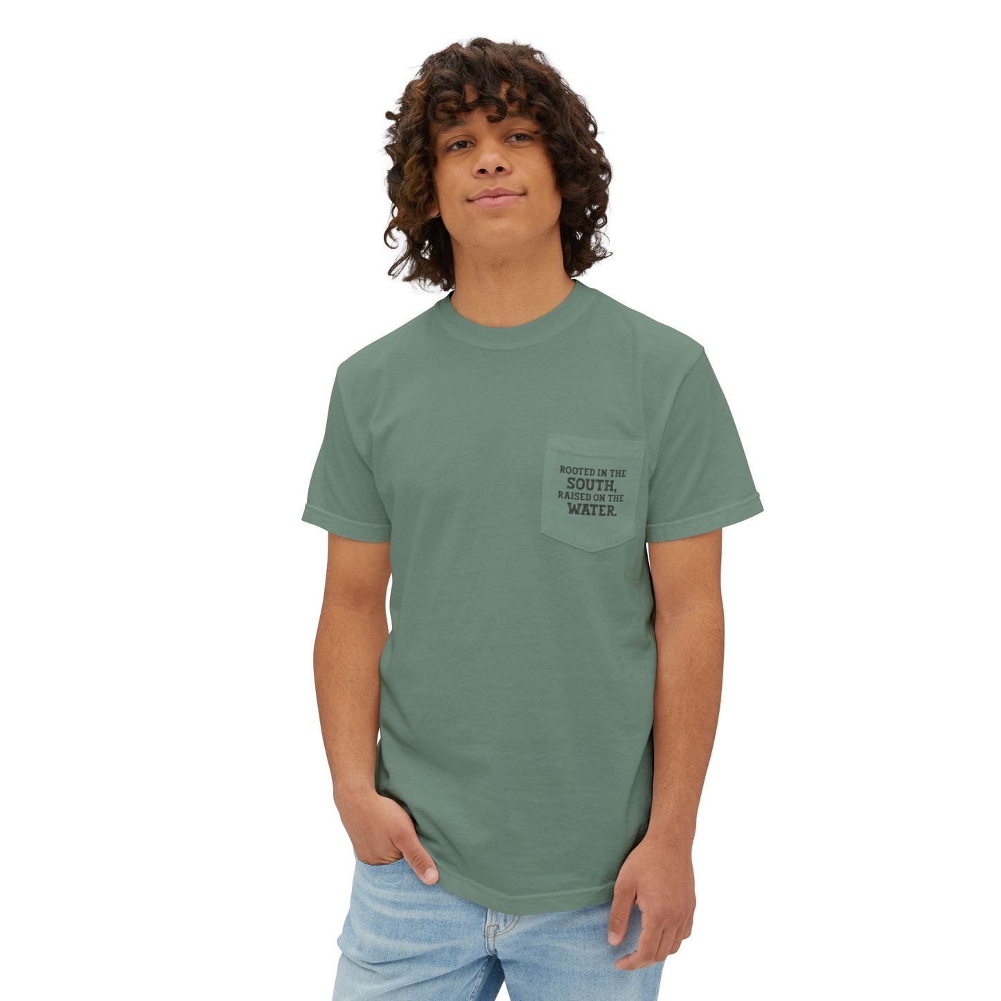 Mud Life Crisis Pocket Comfort Colors T-Shirt