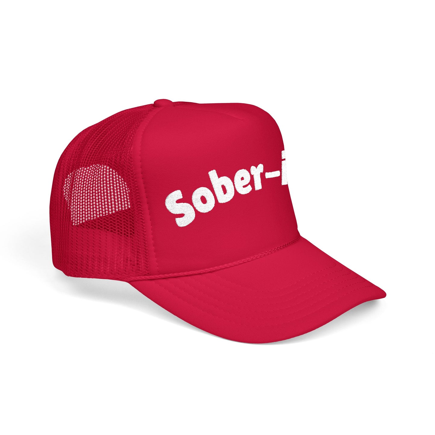 Sober-ish- Embroidered Trucker Hat