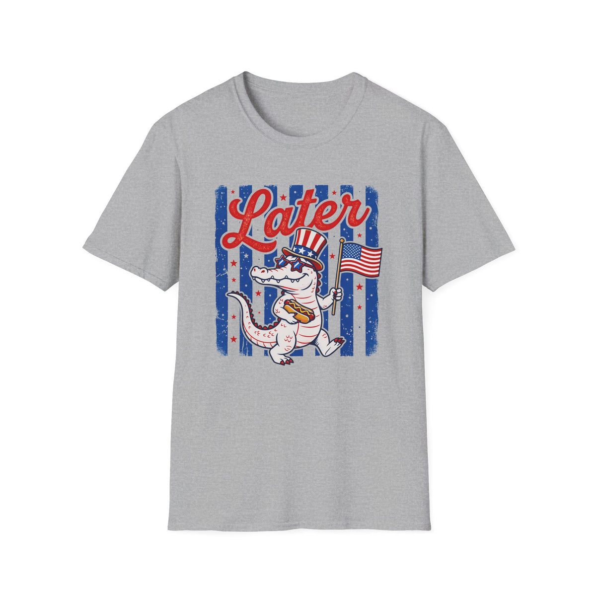 Later Alligator Patriotic T-shirt