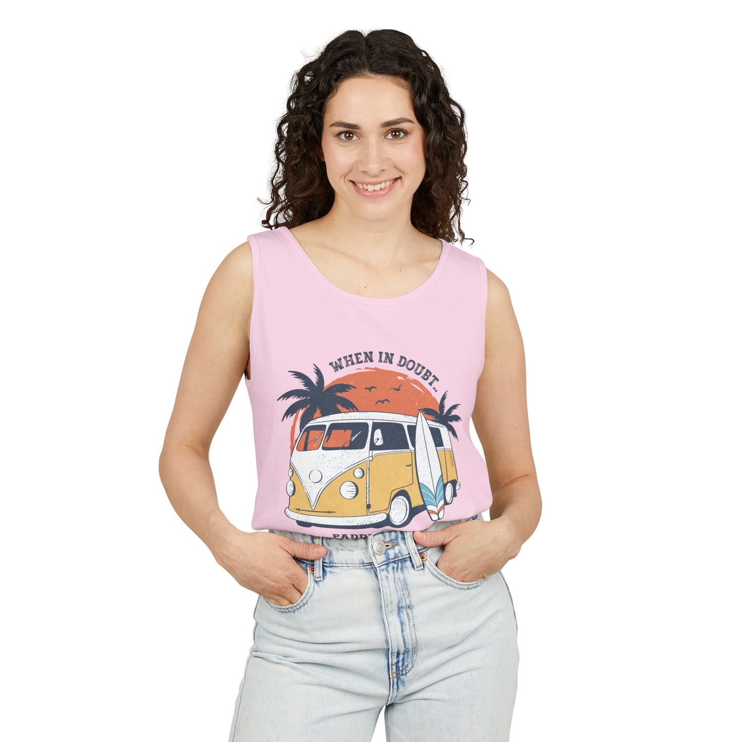 When in Doubt, Paddle Out- Comfort Colors Tank