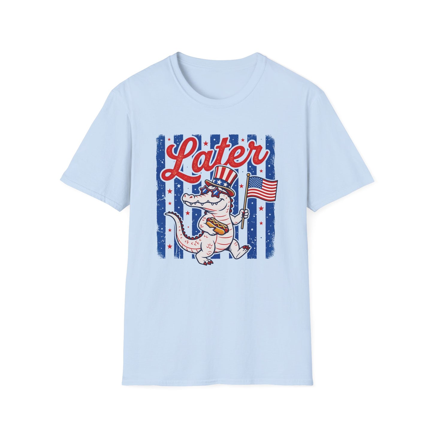 Later Alligator Patriotic T-shirt