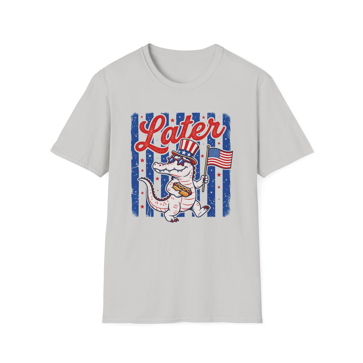 Later Alligator Patriotic T-shirt