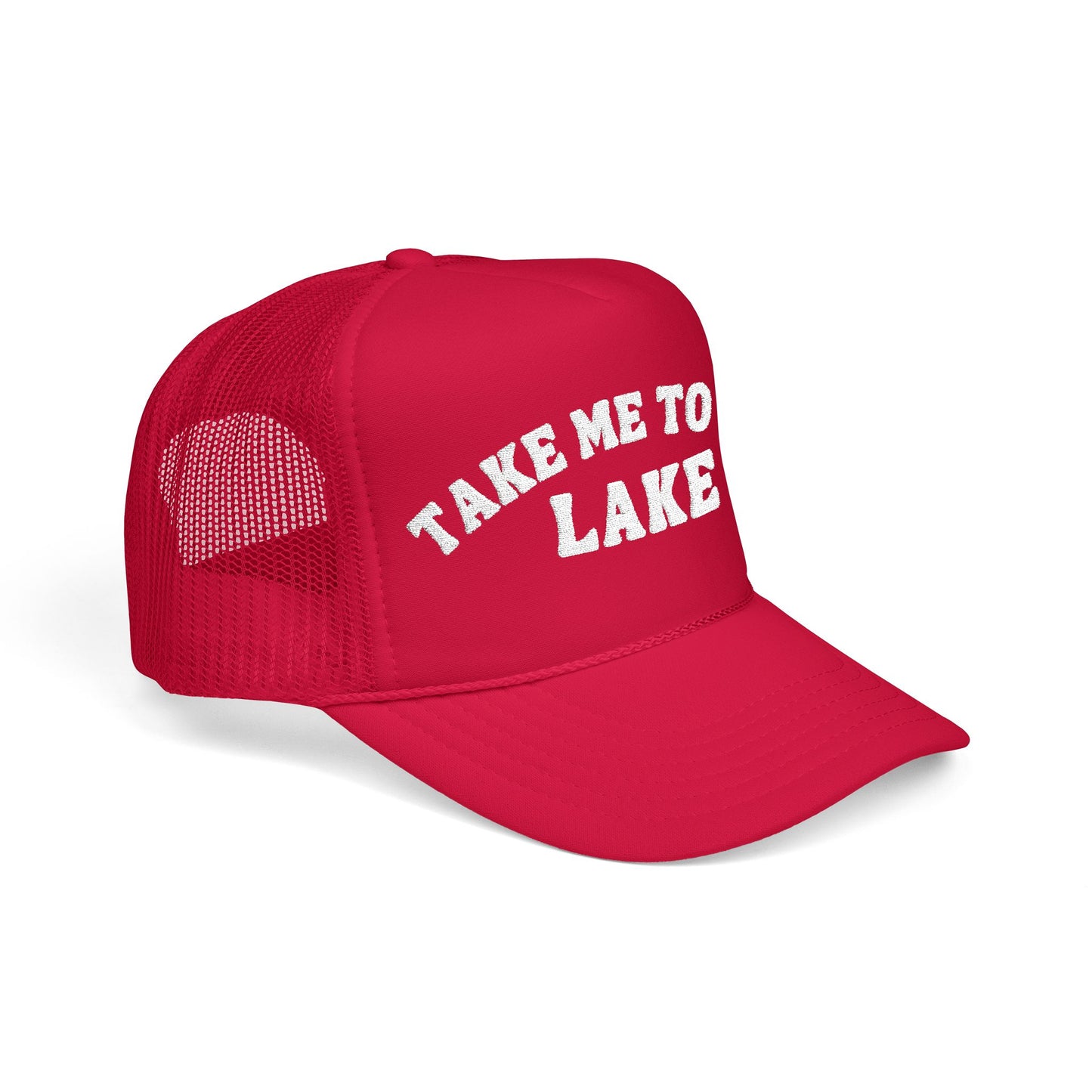Take Me to the Lake- Embroidered Trucker Hat