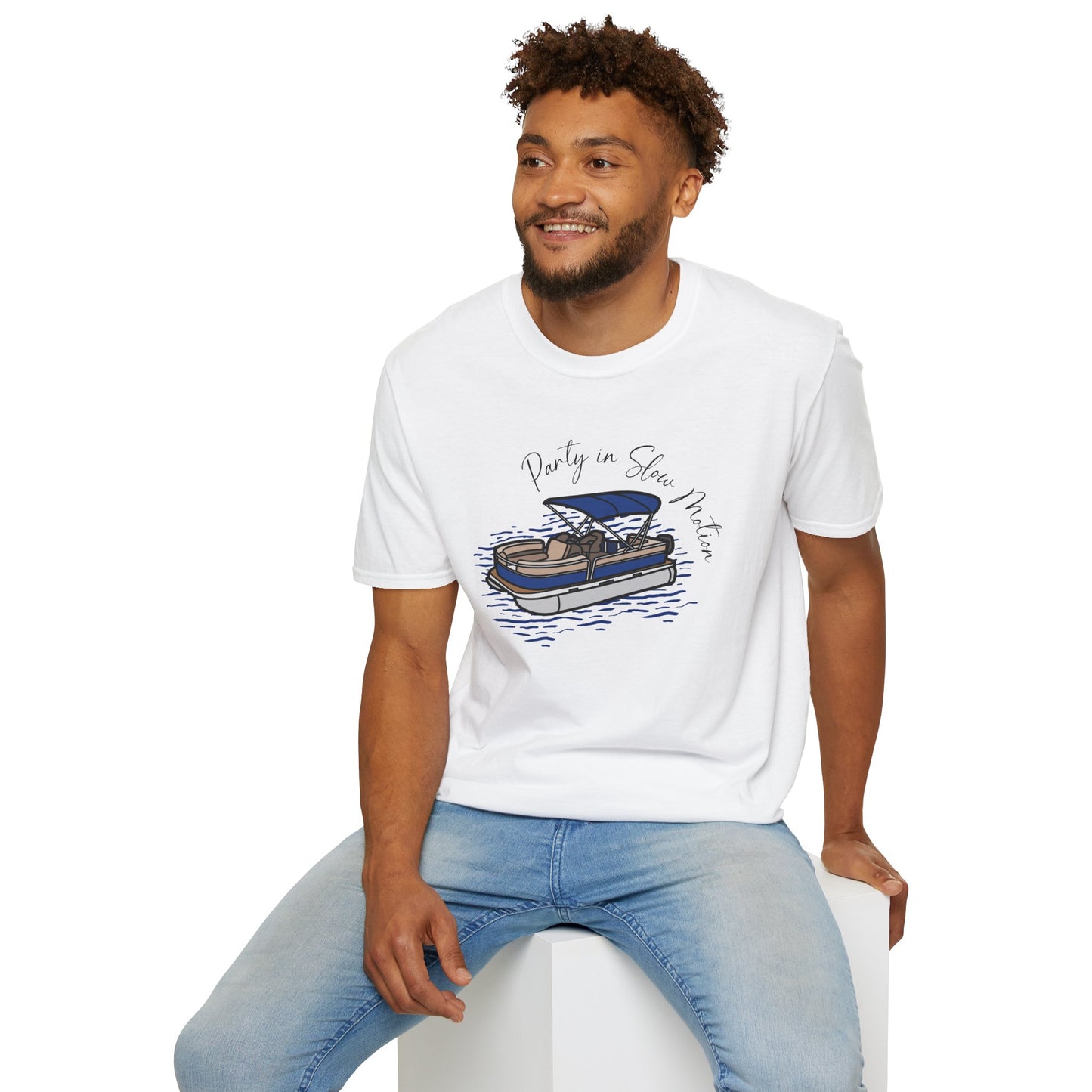 Party in Slow Motion Pontoon Graphic Tee
