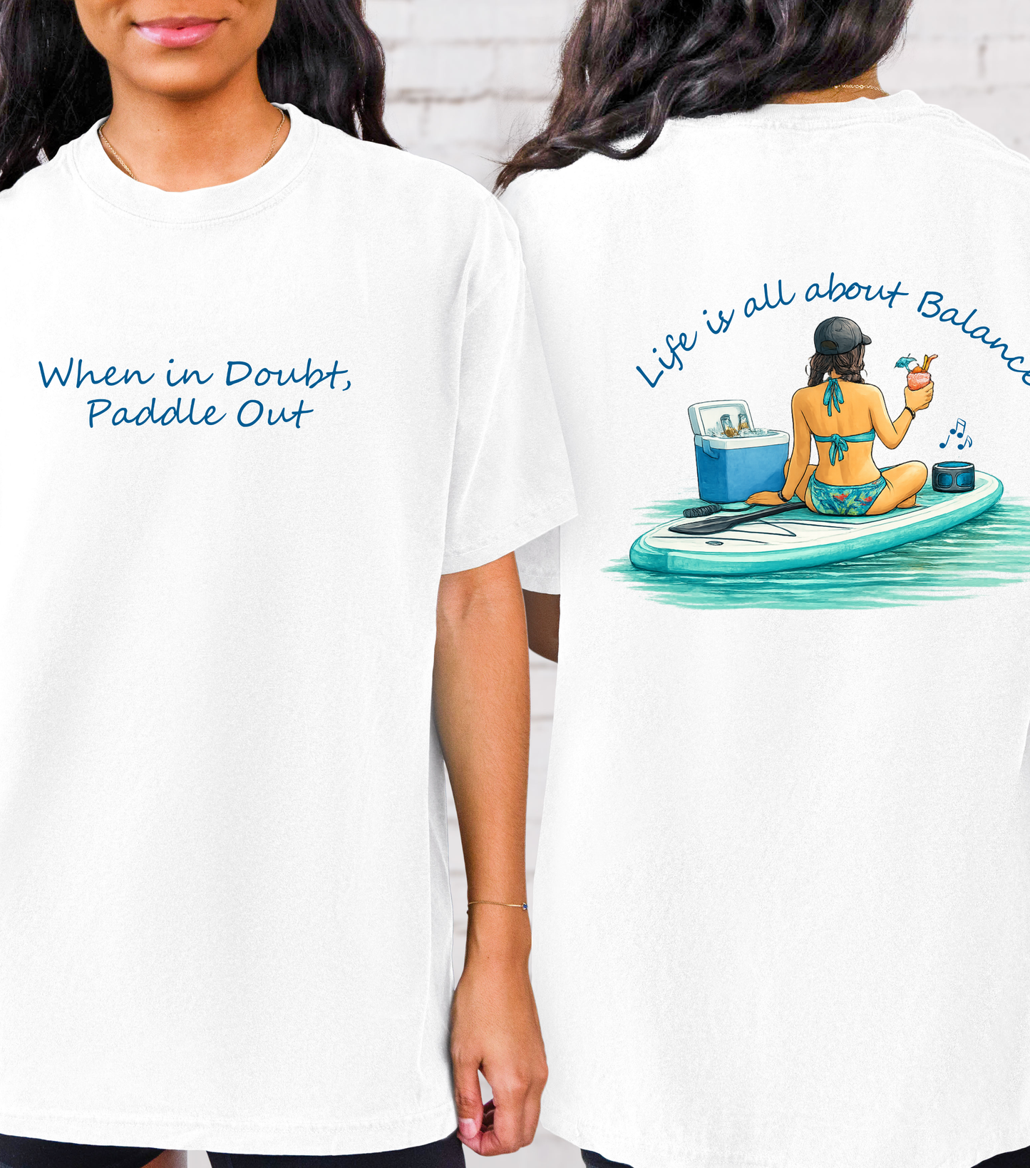 Life is all about Balance- Paddle Board Shirt
