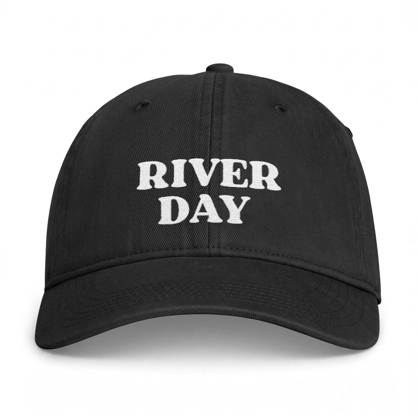 Washed River Day Embroidered Hat