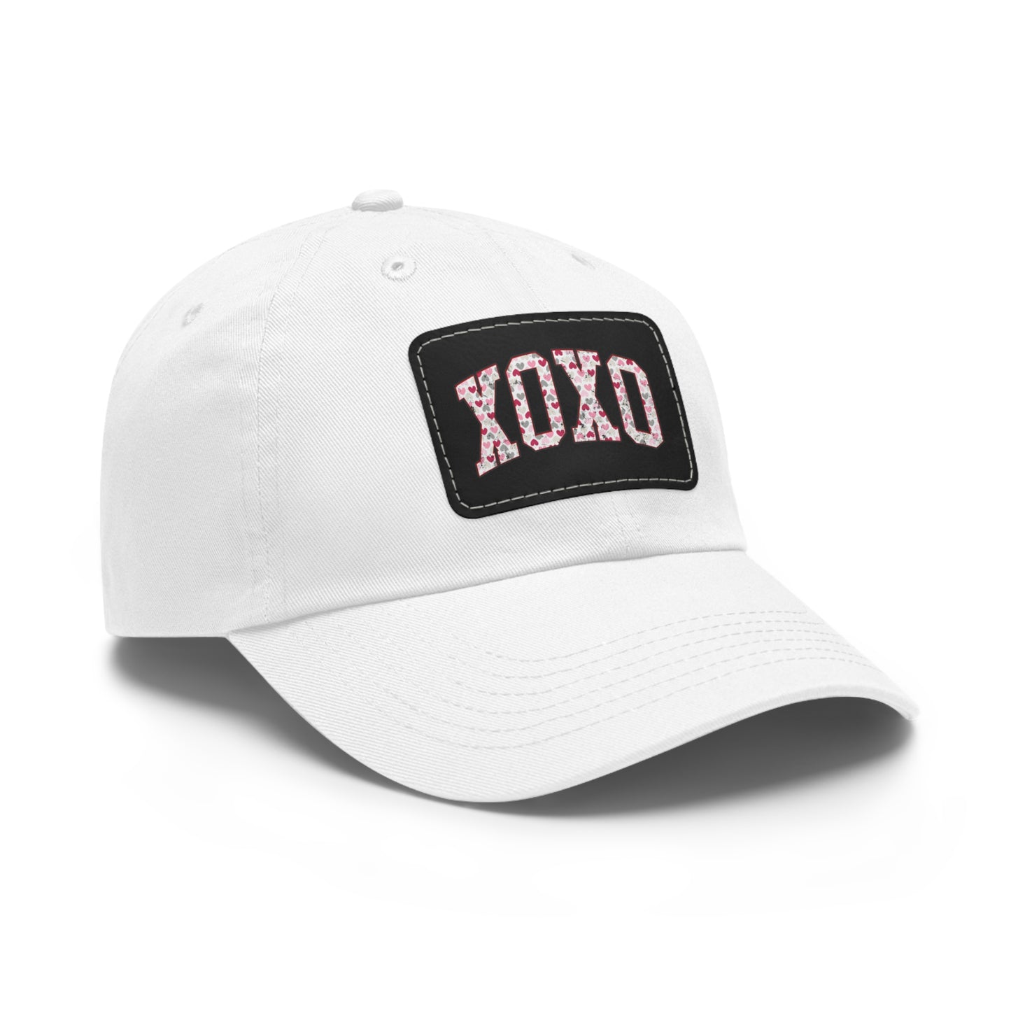 XOXO Leather Patch Ball Cap