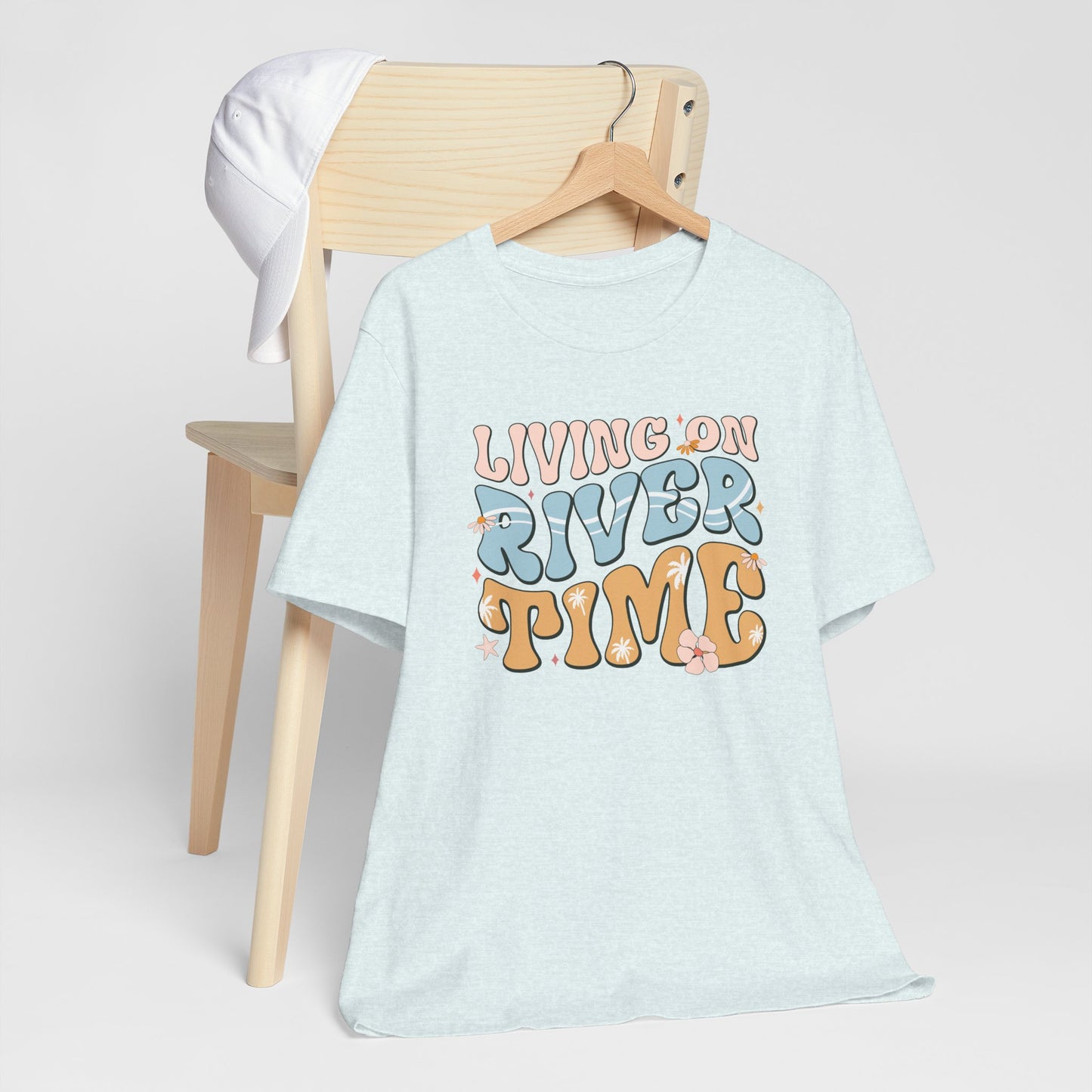 Living on River Time Graphic Tee