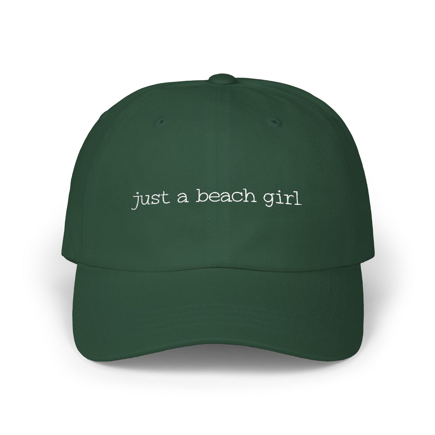 Just a Beach Girl Embroidered Hat