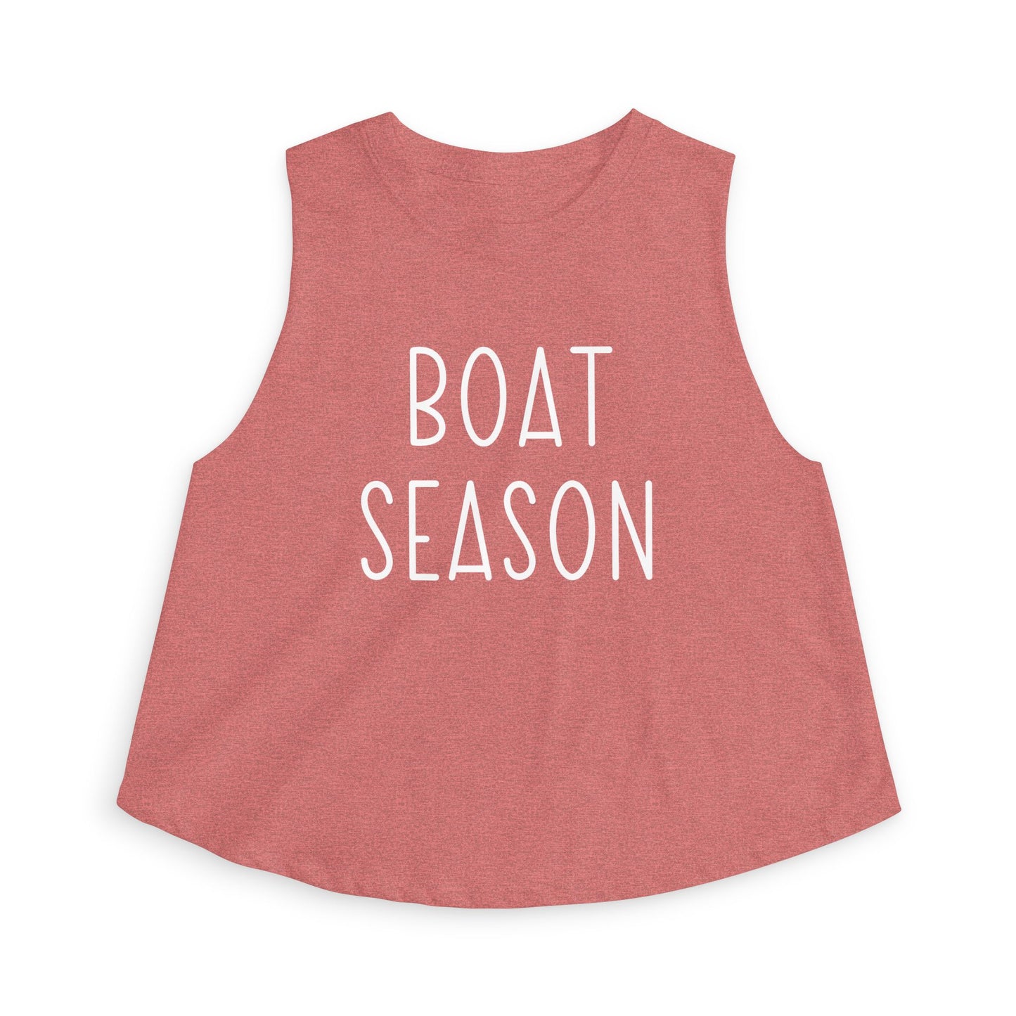 Boat Season Crop Top Tank