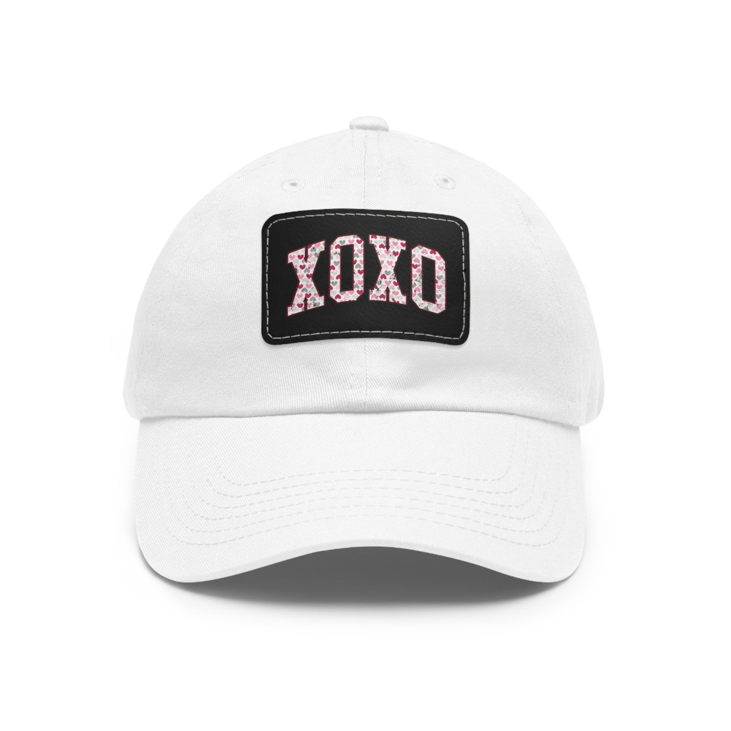 XOXO Leather Patch Ball Cap