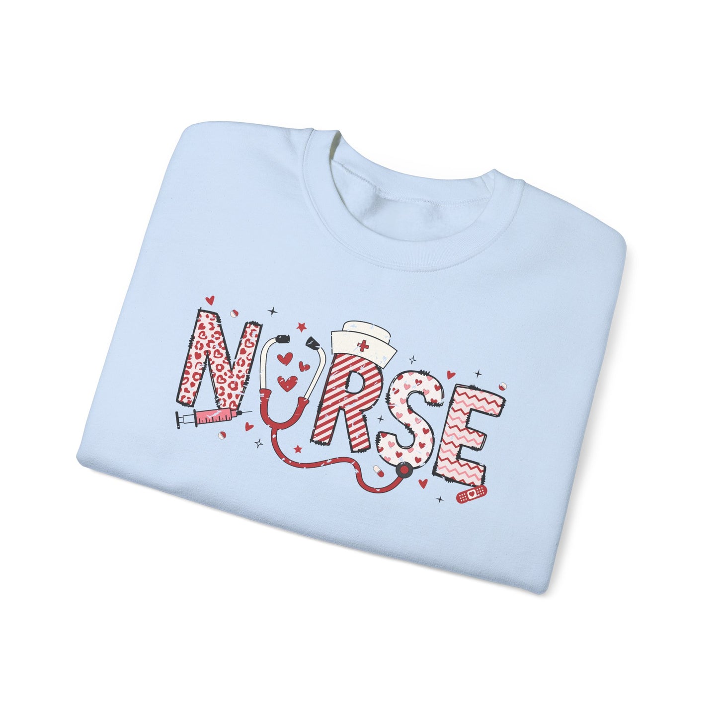 Nurse Valentine Themed Sweatshirt