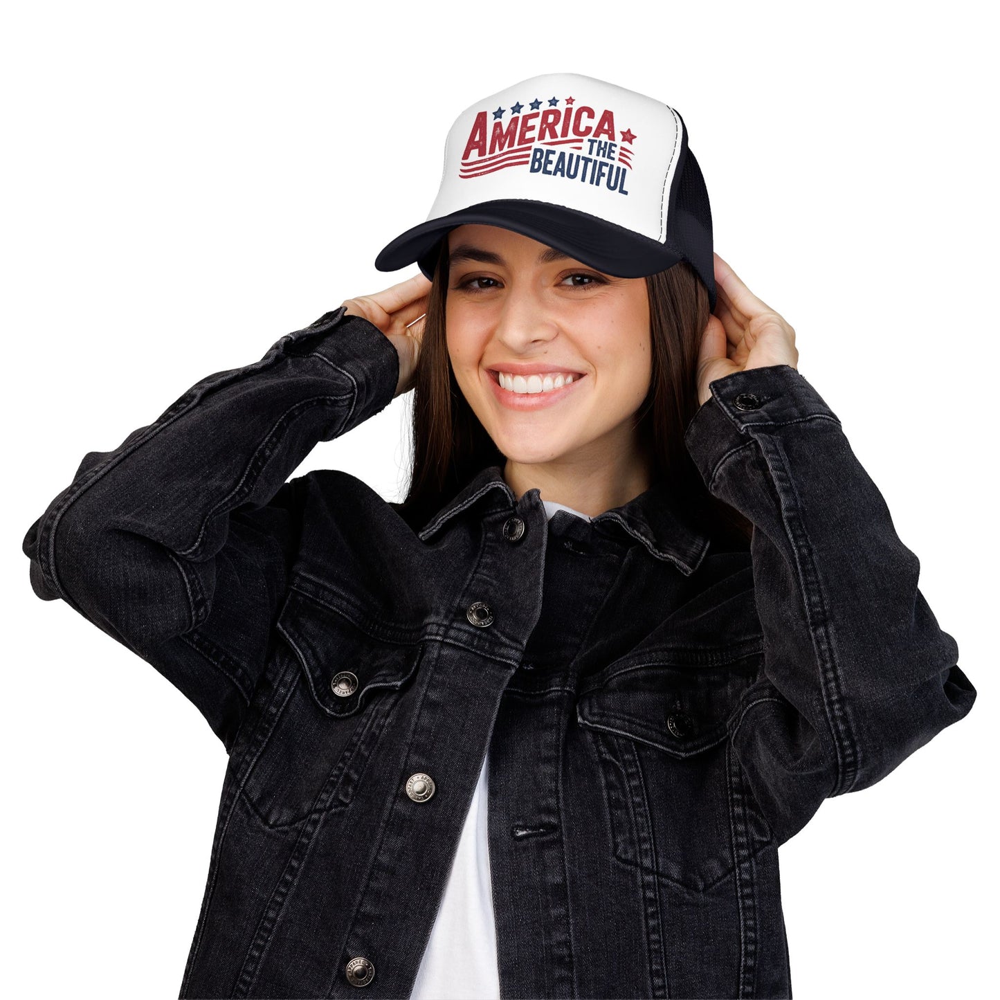 America the Beautiful Trucker Hat