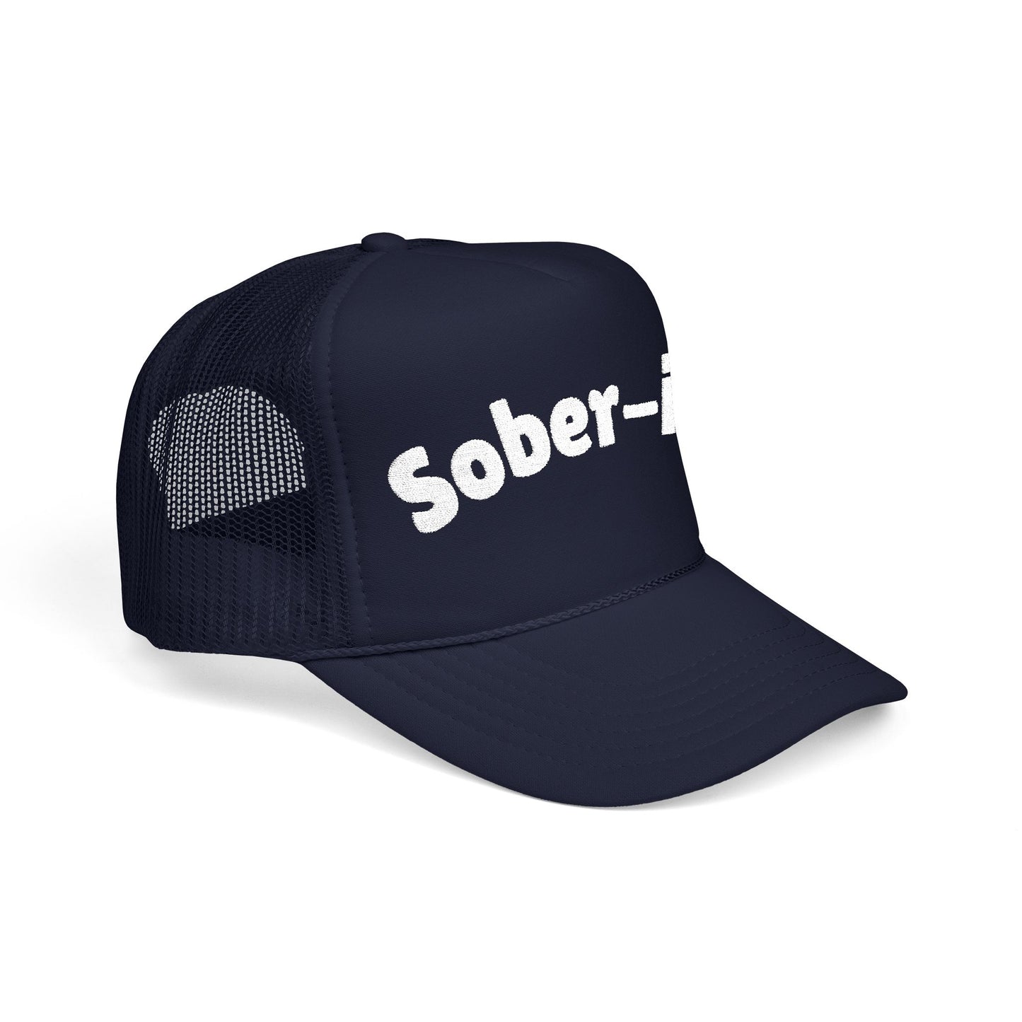 Sober-ish- Embroidered Trucker Hat