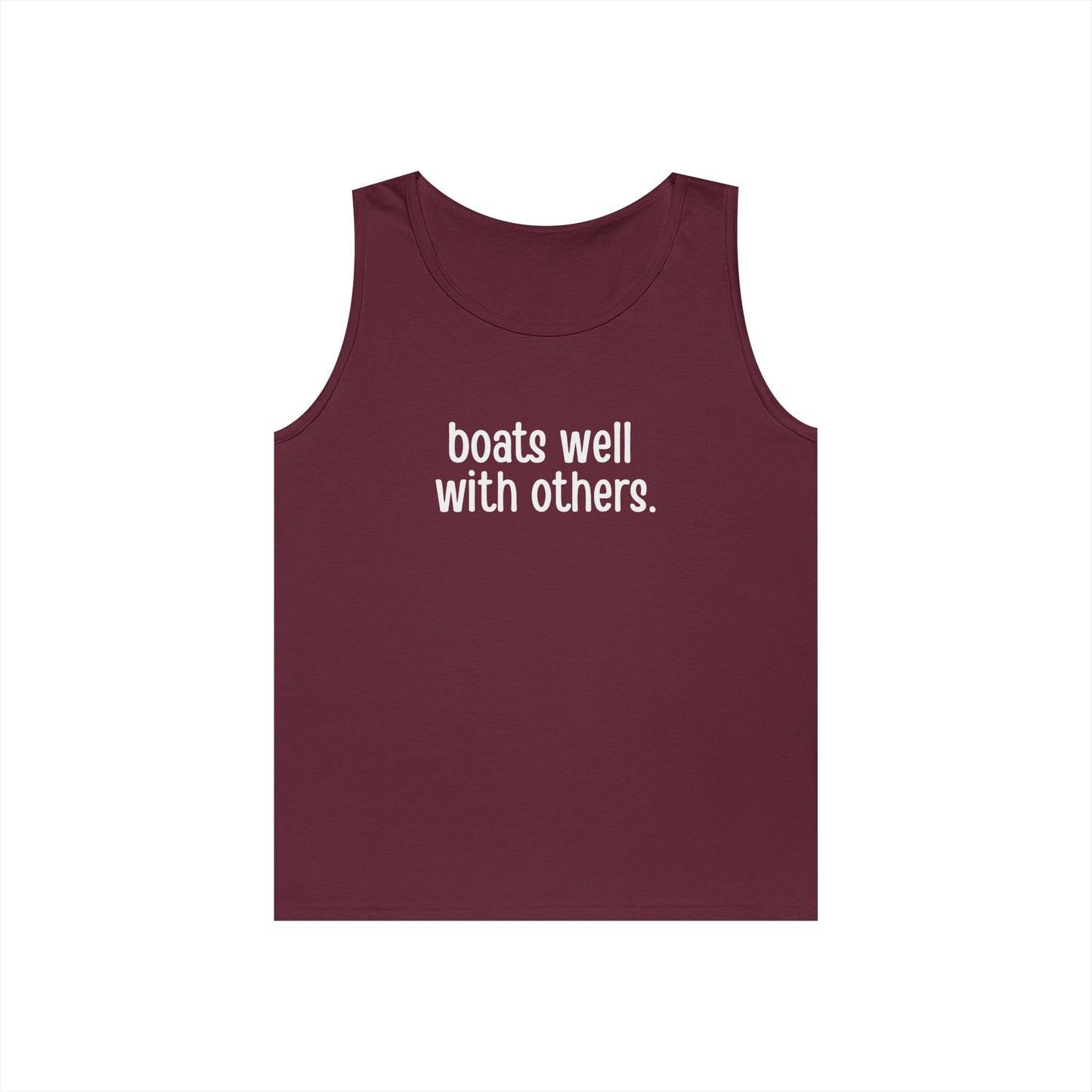 Boats Well With Others Tank Top