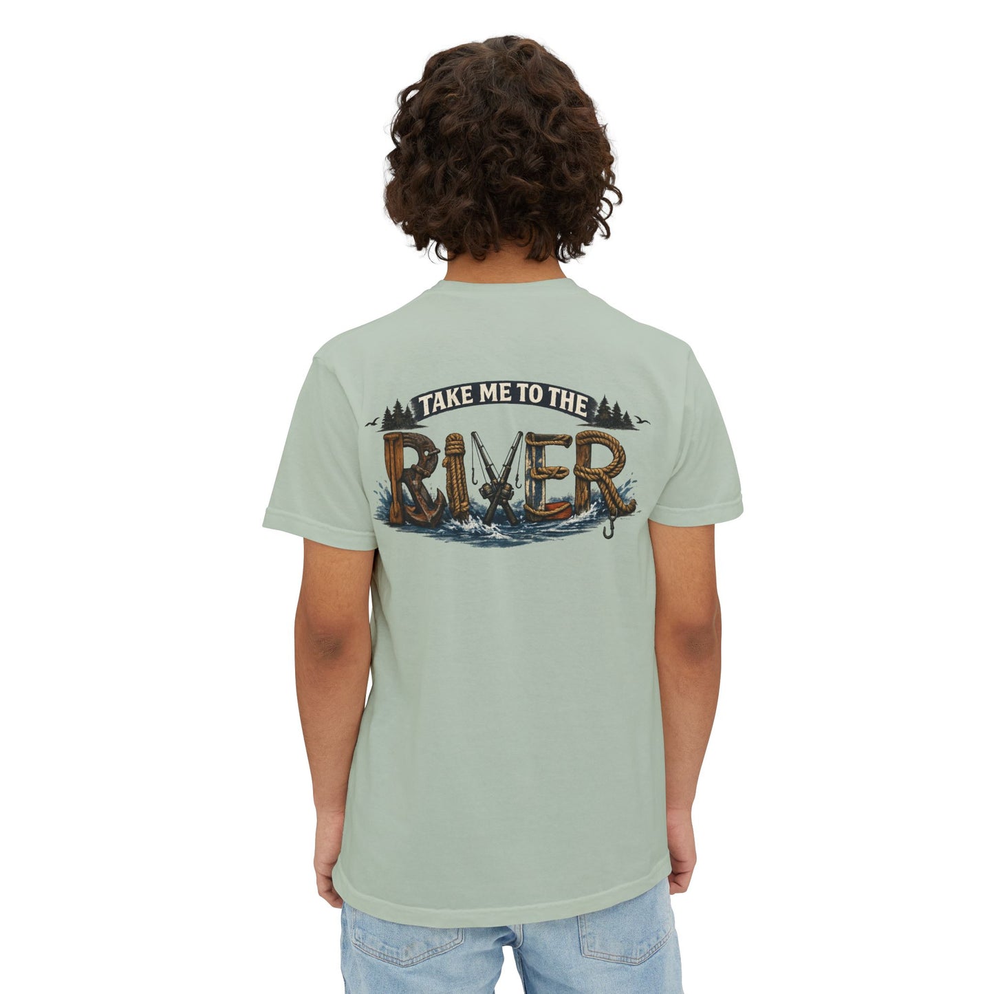 Take Me to the River Comfort Colors Pocket T-Shirt