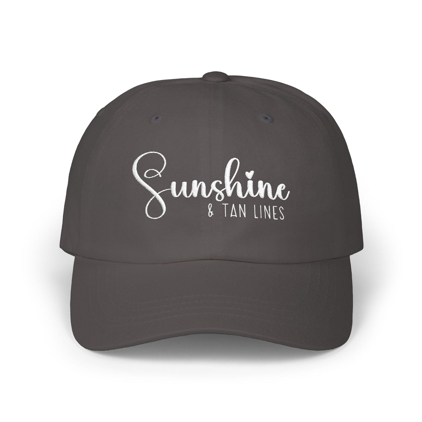 Sunshine & Tan Lines Embroidered Hat