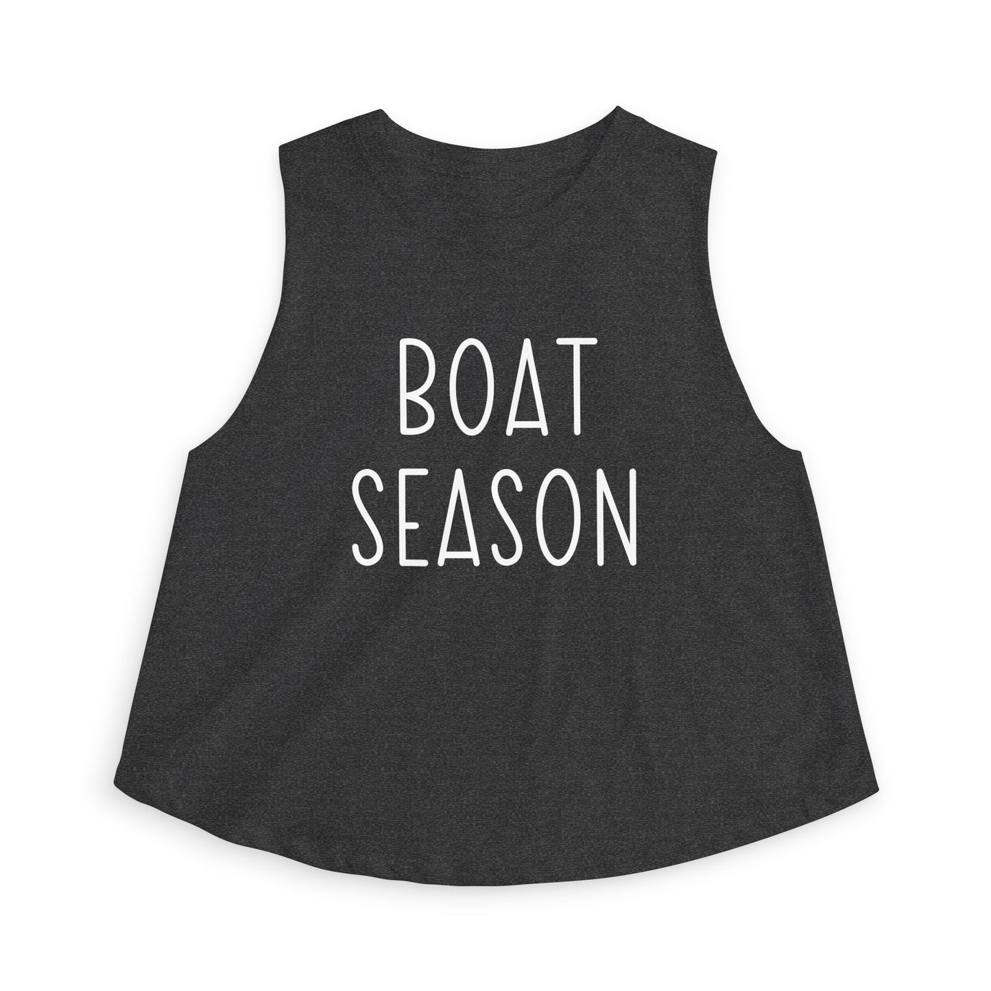 Boat Season Crop Top Tank