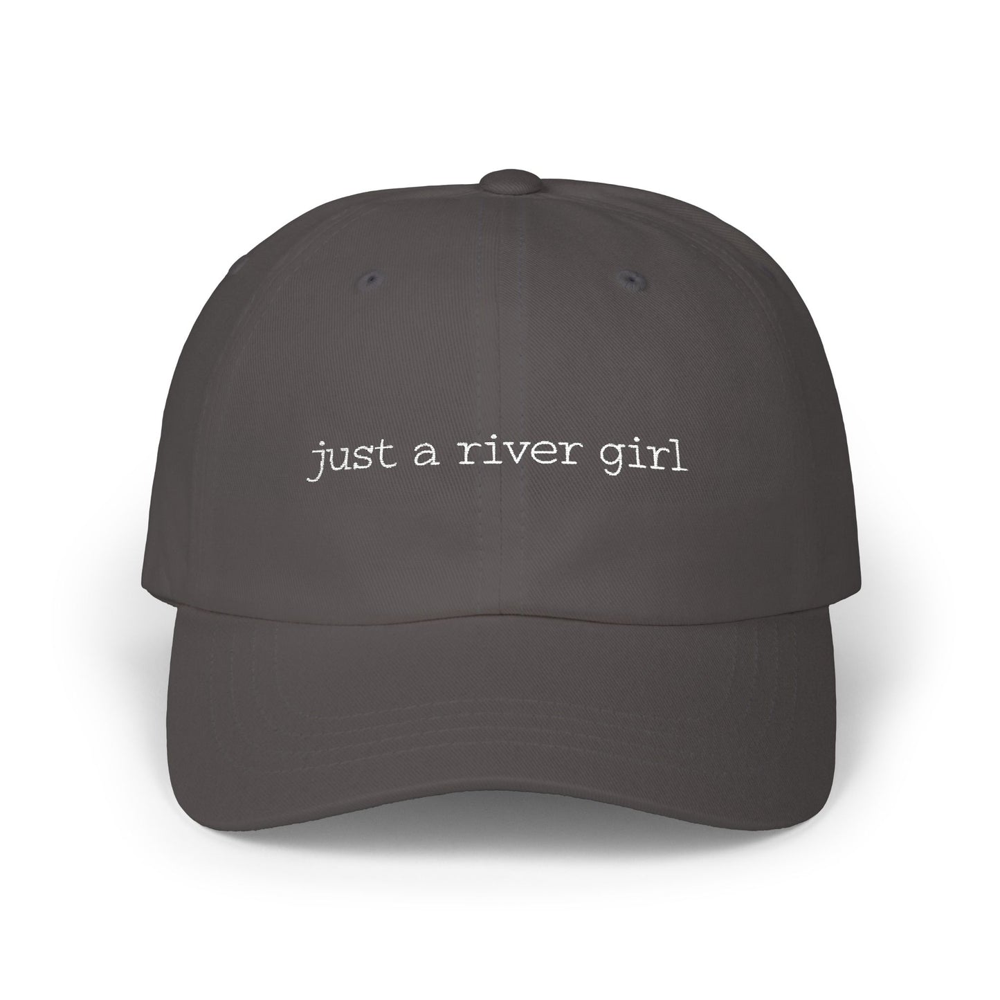 Just a River Girl Embroidered Hat