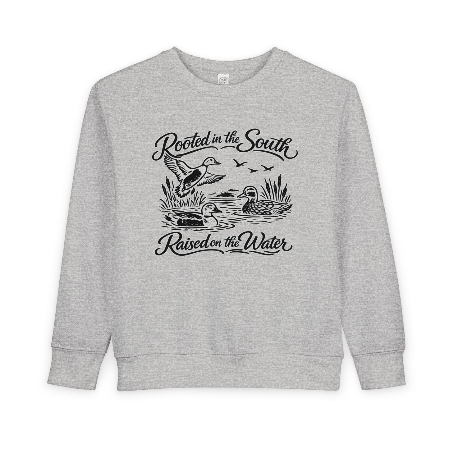 Rooted in the South, Raised on the Water- Toddler Sweatshirt