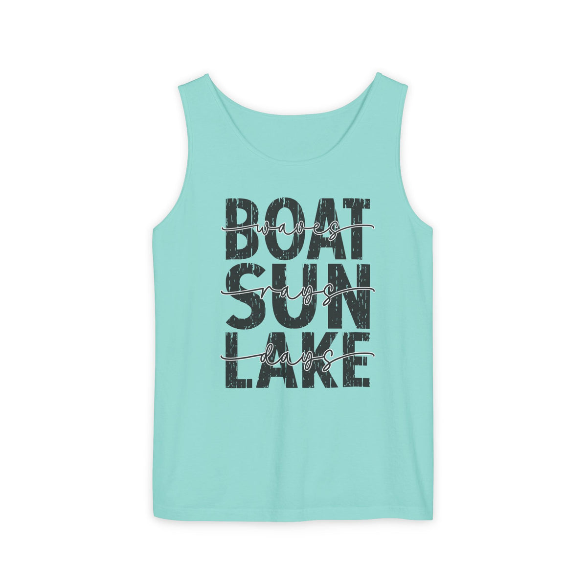Boat Sun Lake Comfort Colors Tank Top
