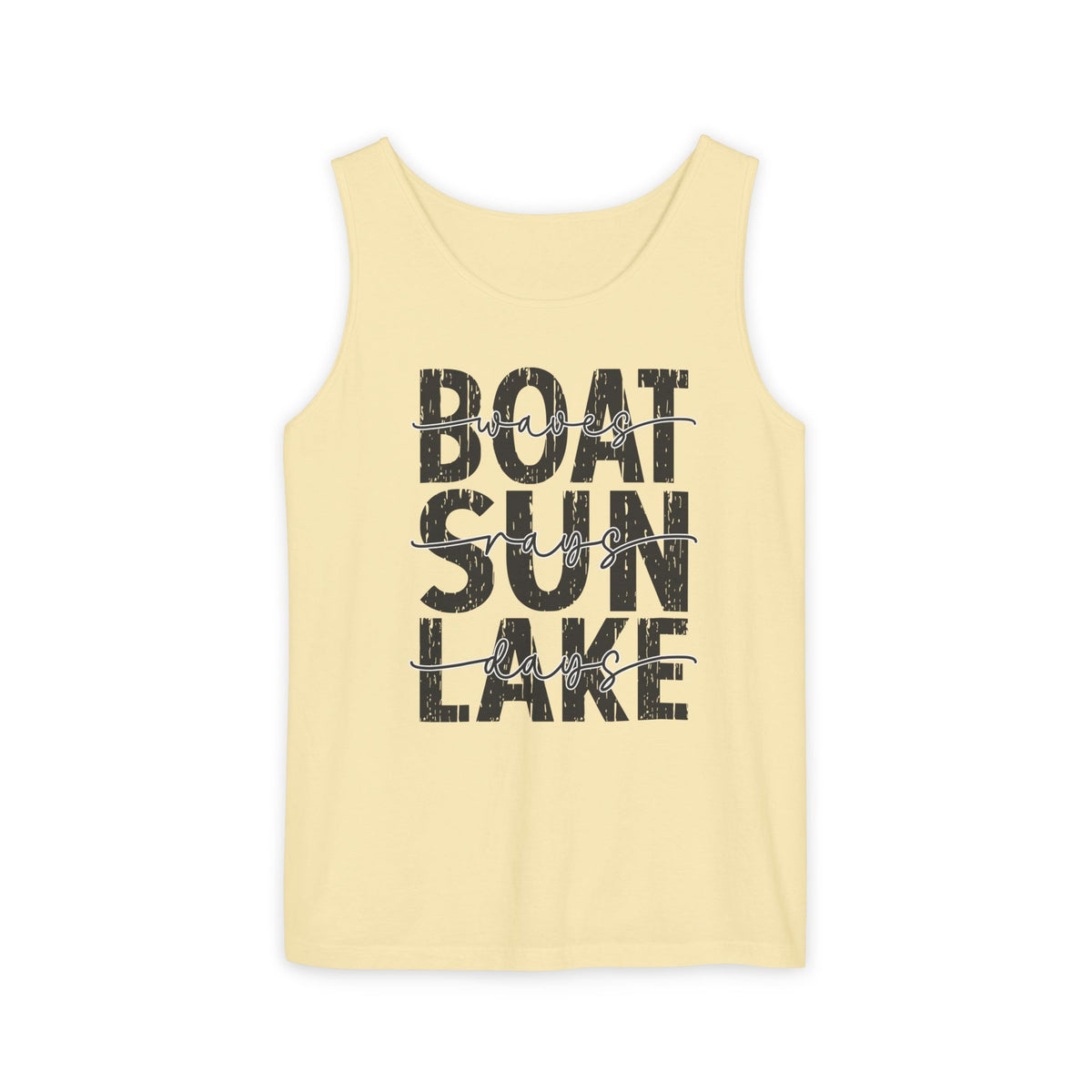 Boat Sun Lake Comfort Colors Tank Top