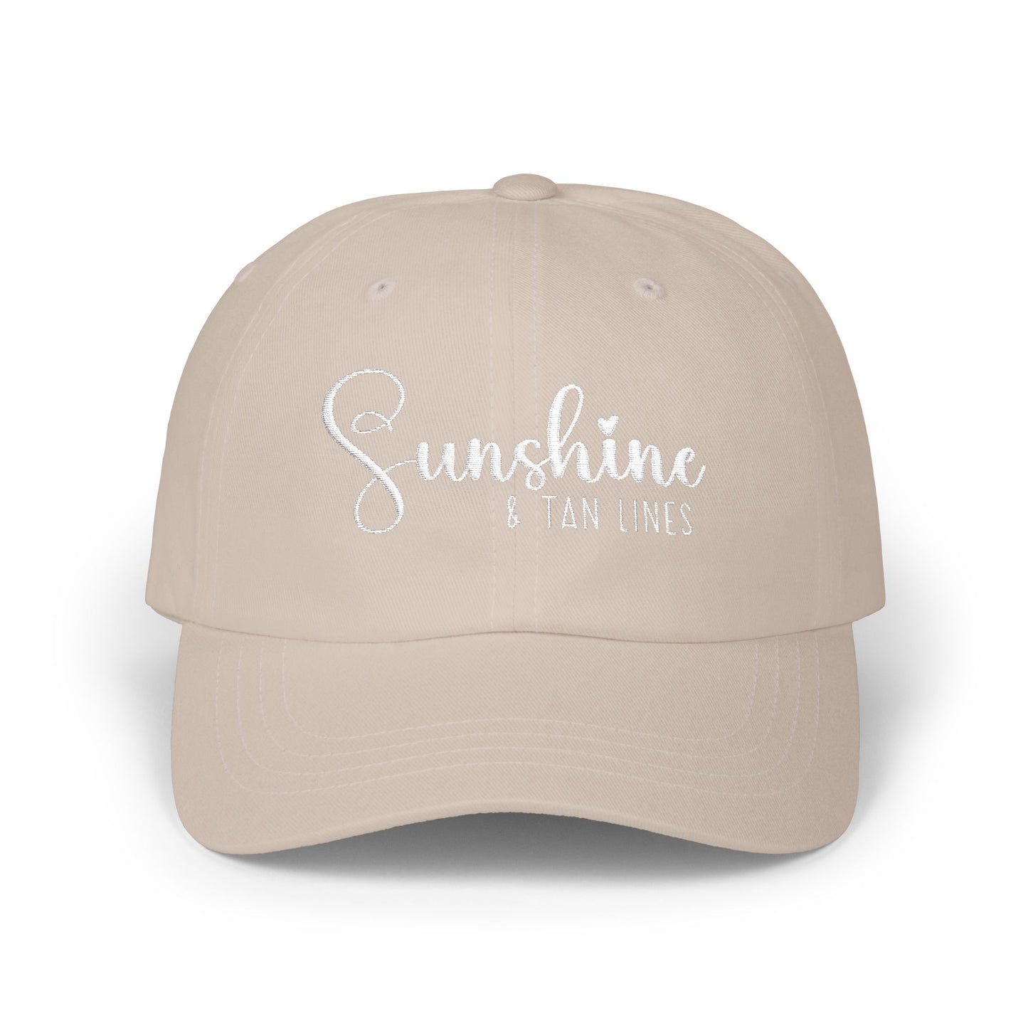 Sunshine & Tan Lines Embroidered Hat