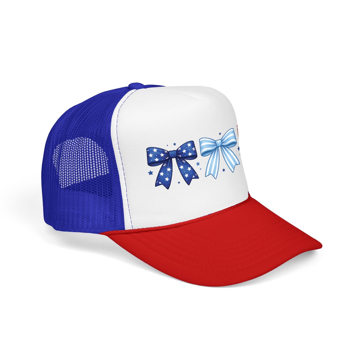 Patriotic Bow Trucker Hat
