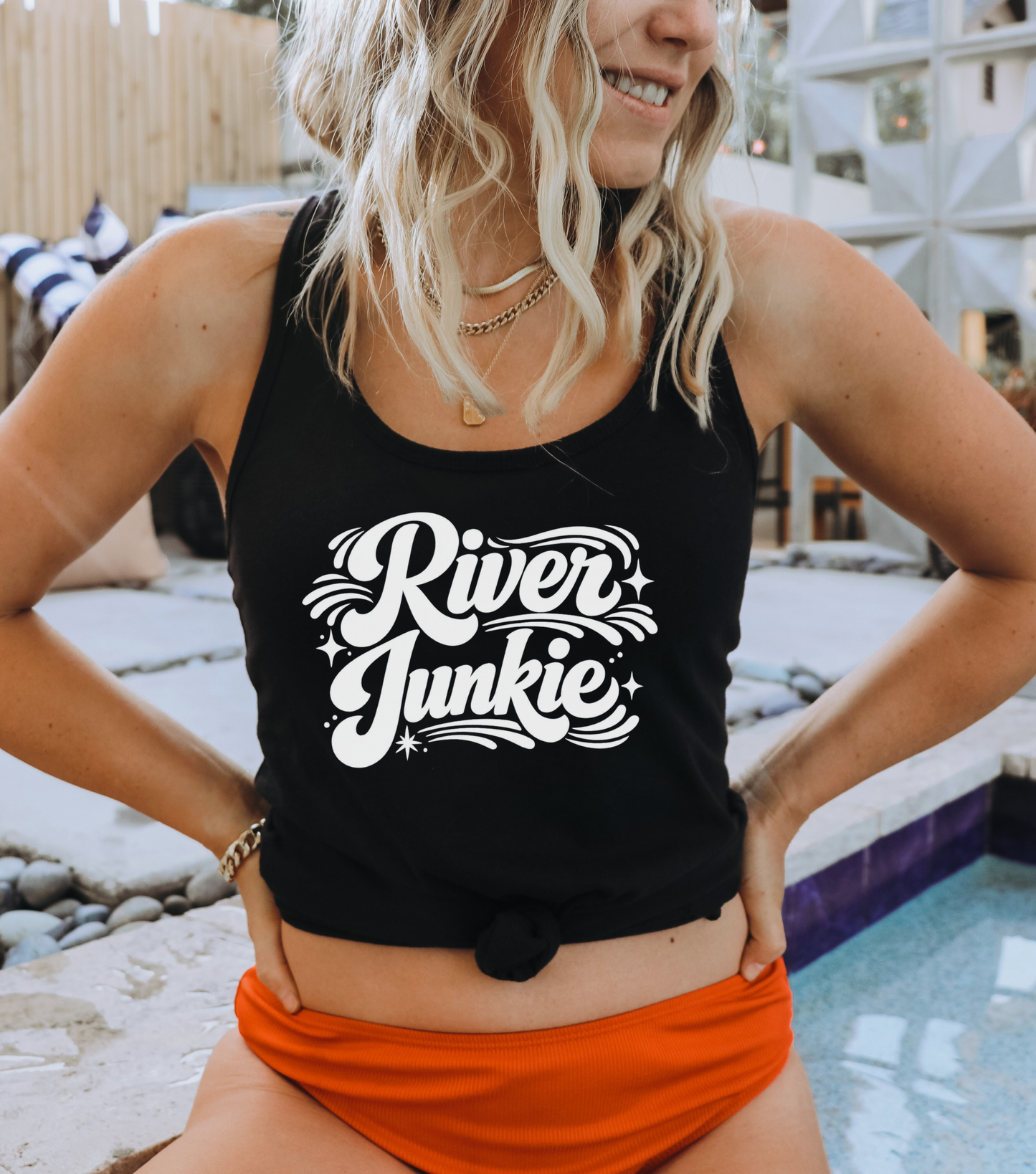 River Junkie Racerback Tank