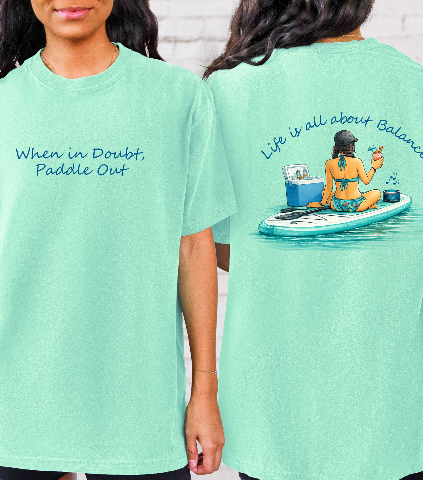 Life is all about Balance- Paddle Board Shirt