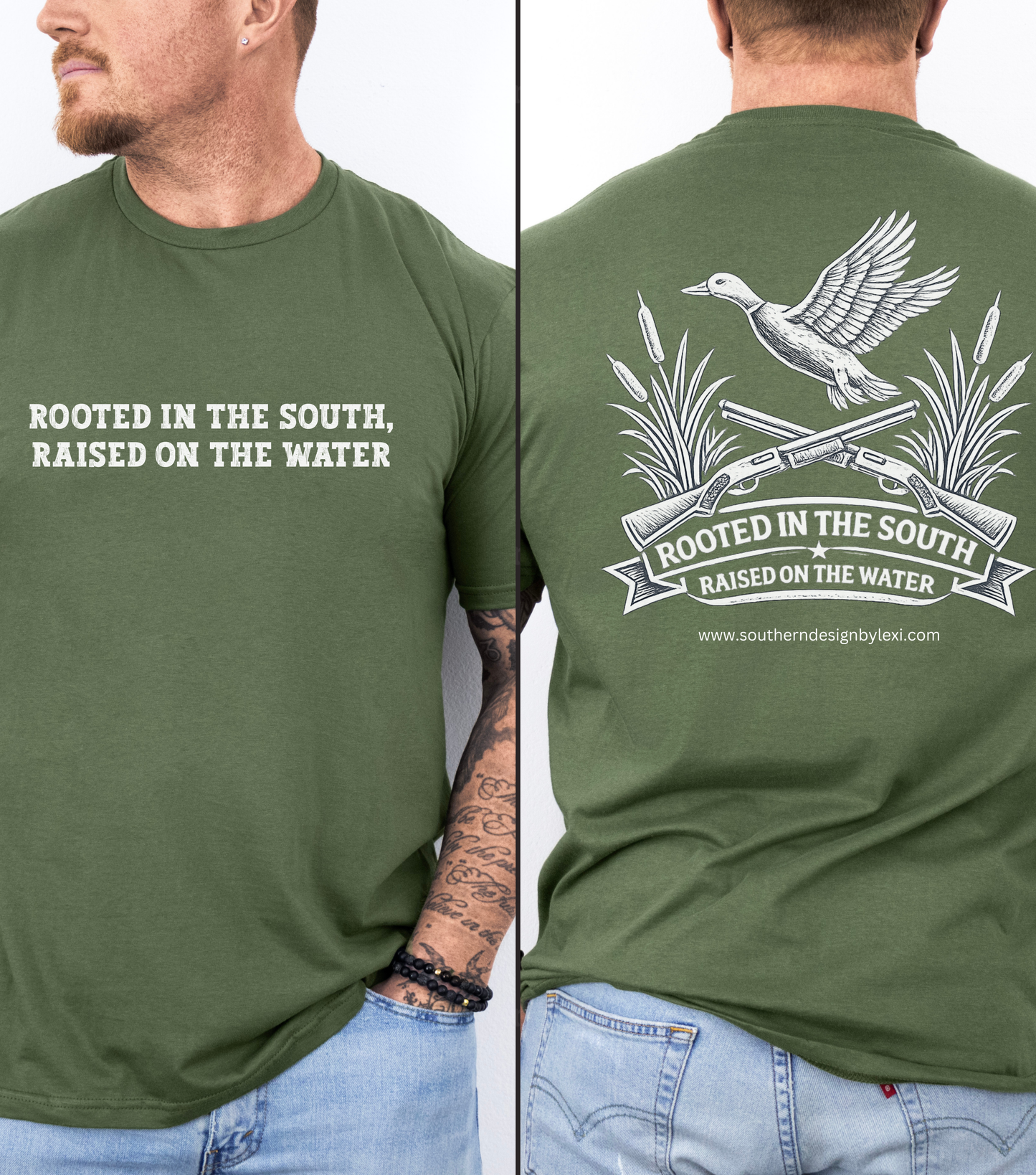 Rooted in the South, Raised on the Water Duck Hunting Shirt
