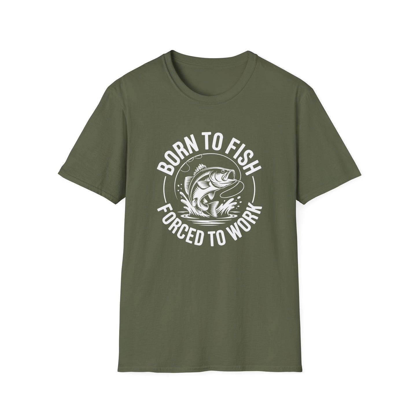 Born to Fish, Forced to Work T-Shirt