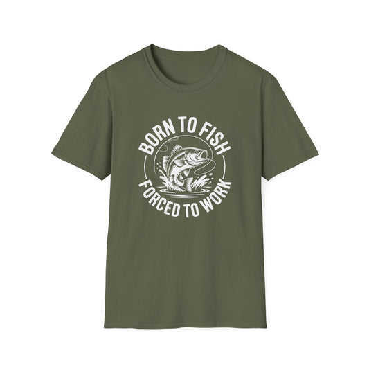 Born to Fish, Forced to Work T-Shirt