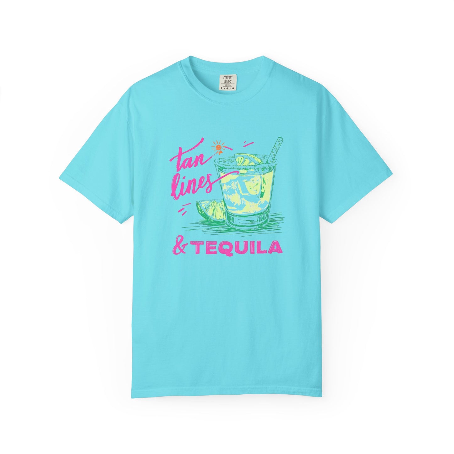 Tan Lines & Tequila- Comfort Colors T-shirt