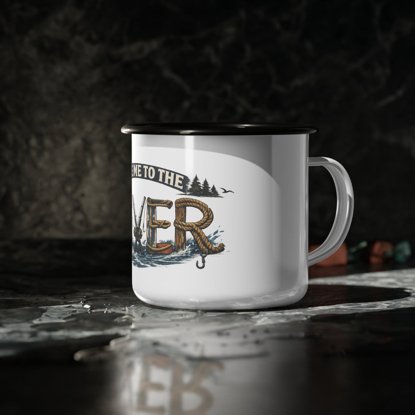 Take Me to the River Enamel Camp Cup